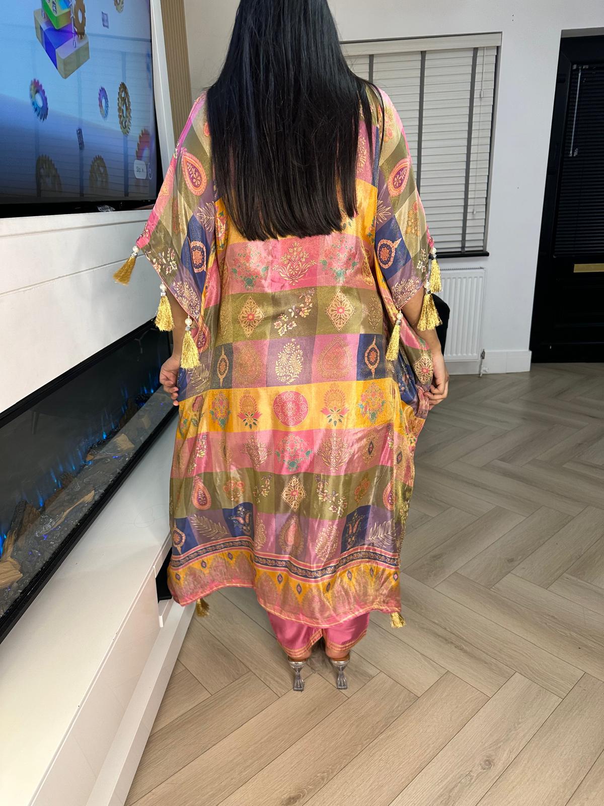 Daria 2pc Indian Silk Kaftan