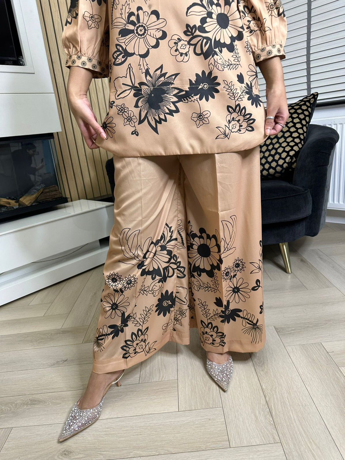 Designer By Raniya Chloé 2pc Silk Co-Ord