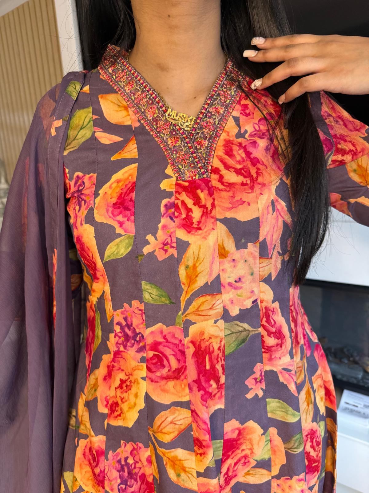 Rana 3pc Indian Cotton Frock