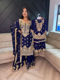 Princess M&D Gharara - Navy