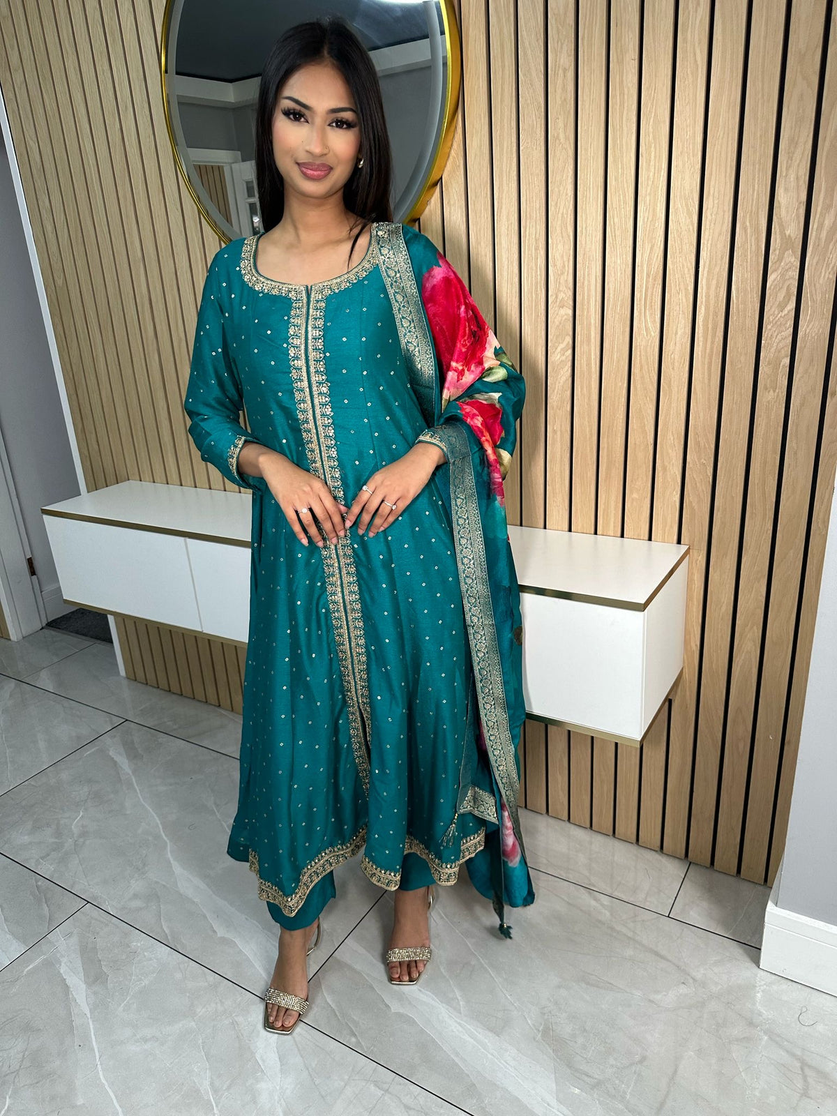 Jasmine 3pc Indian Silk Dress