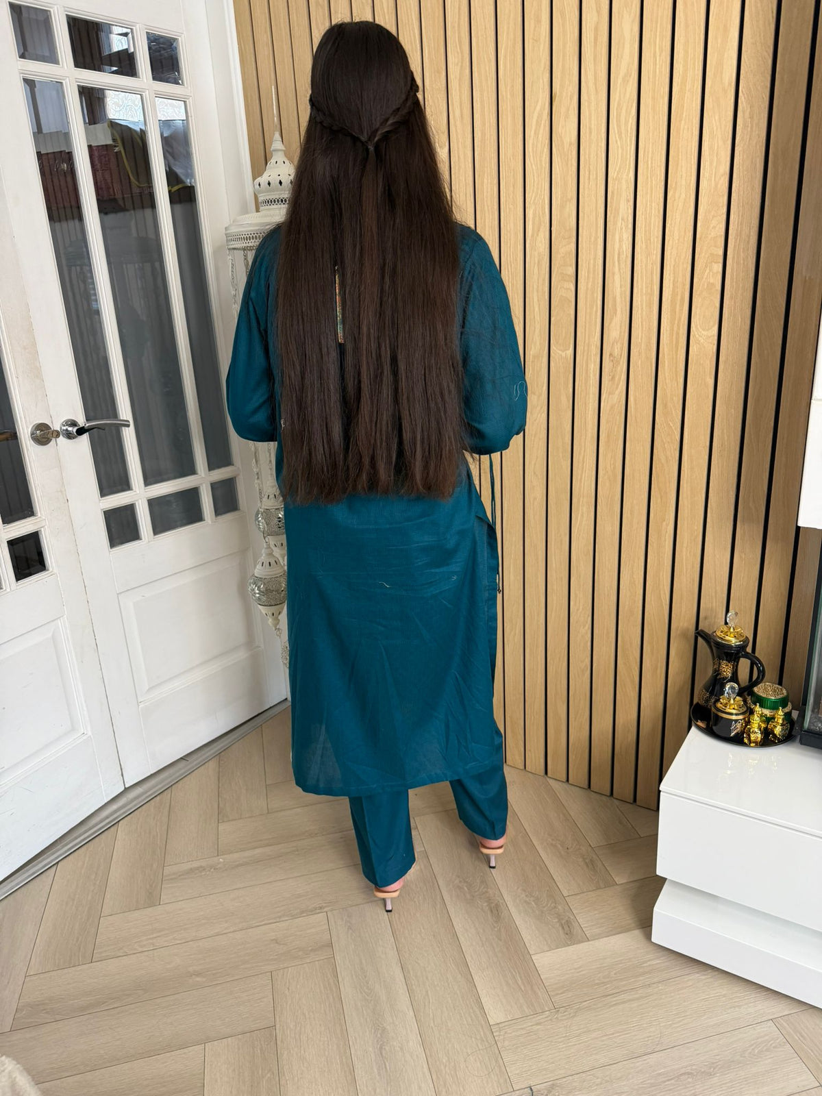 Nazma 2pc Plain Lawn Suit U3-B4