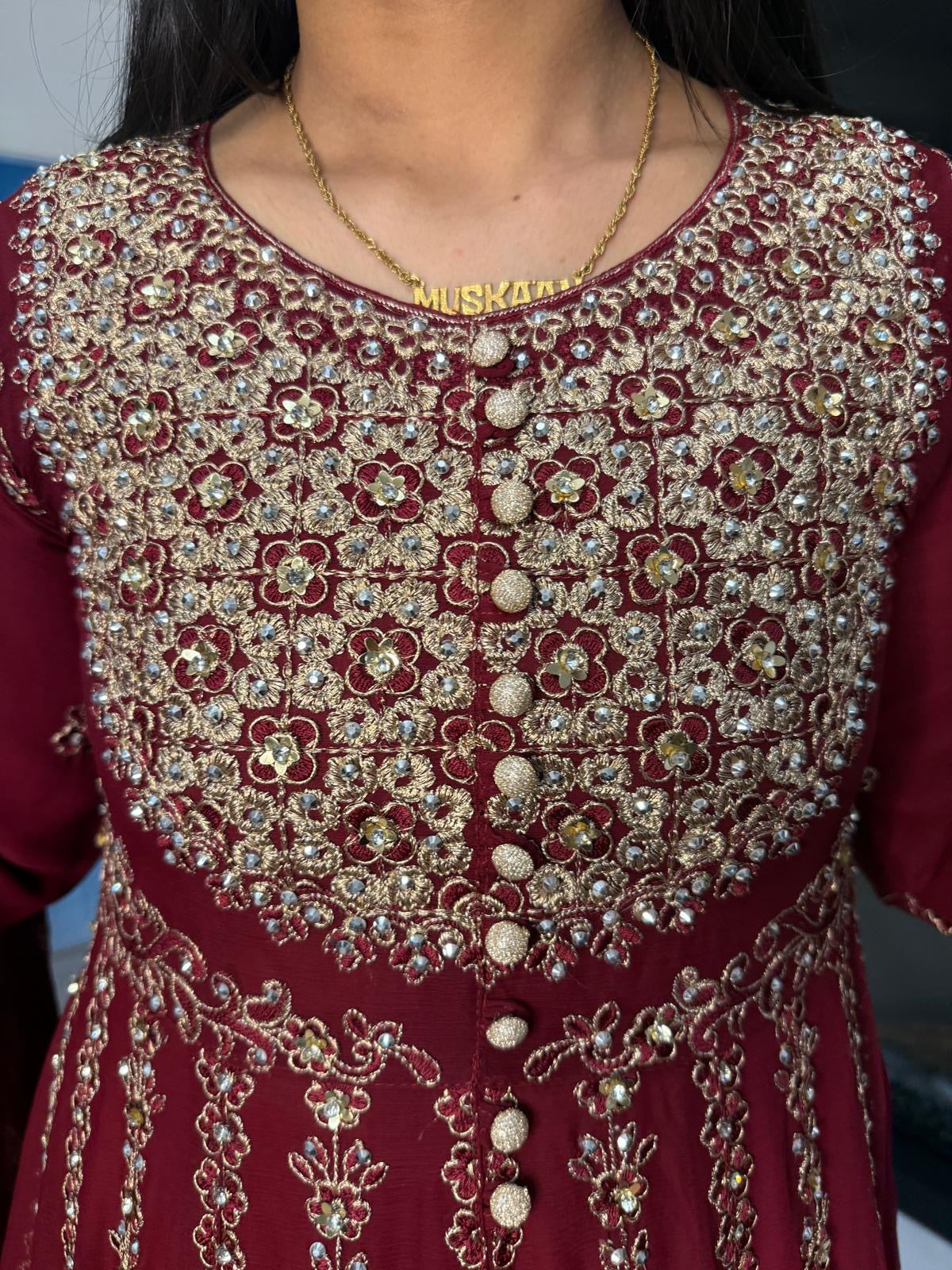 Felisha 3pc Mother & Daughter Frock