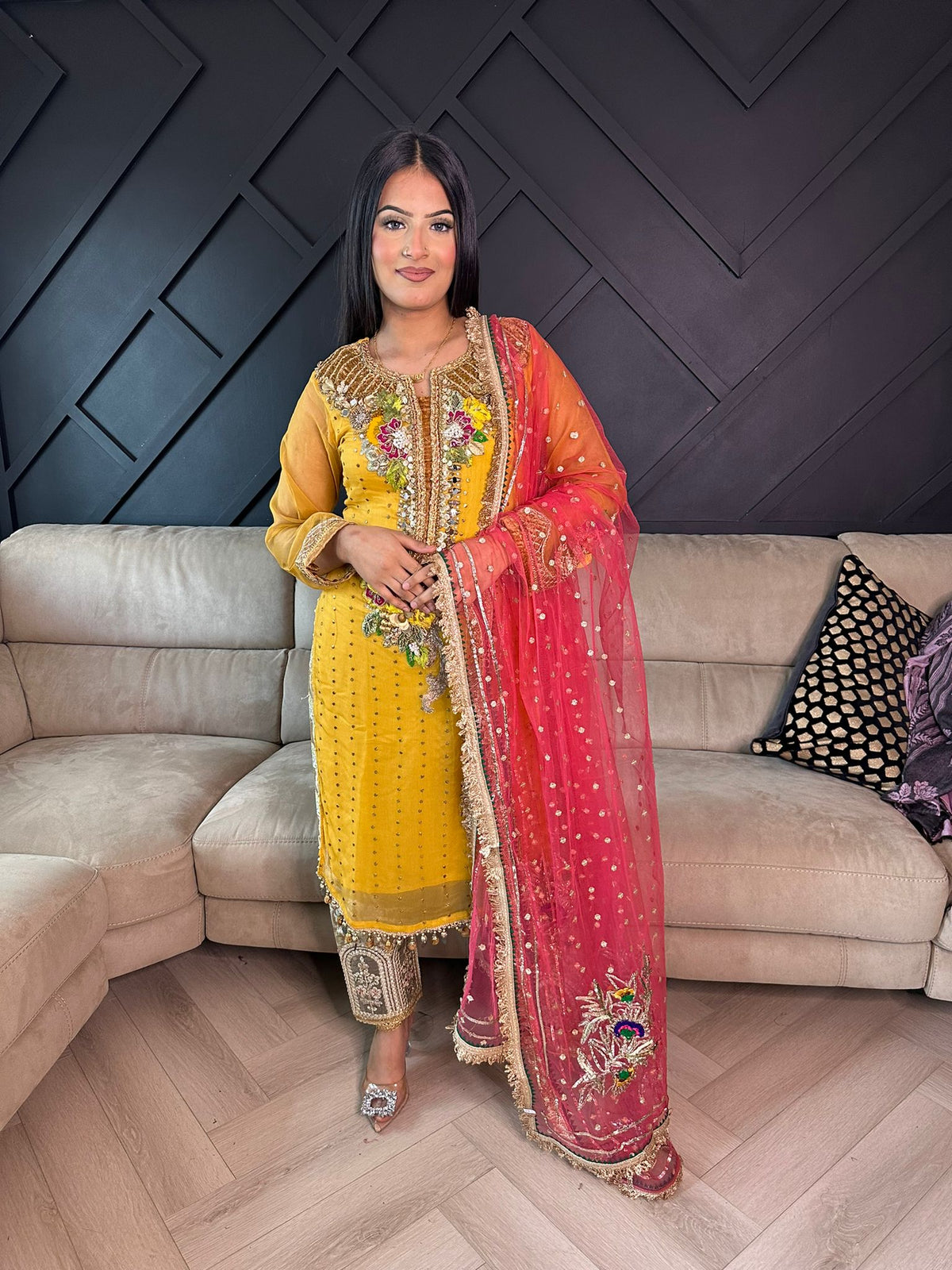 Khuda Baksh - Yellow and Pink