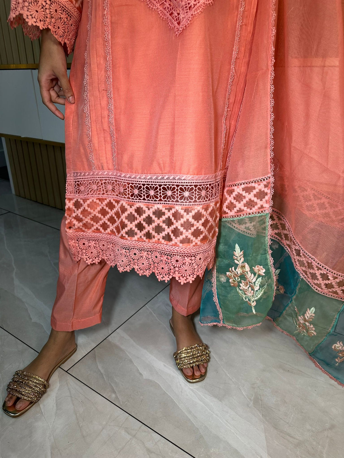 Sakeena 3pc Chikankari Suit U3-C1