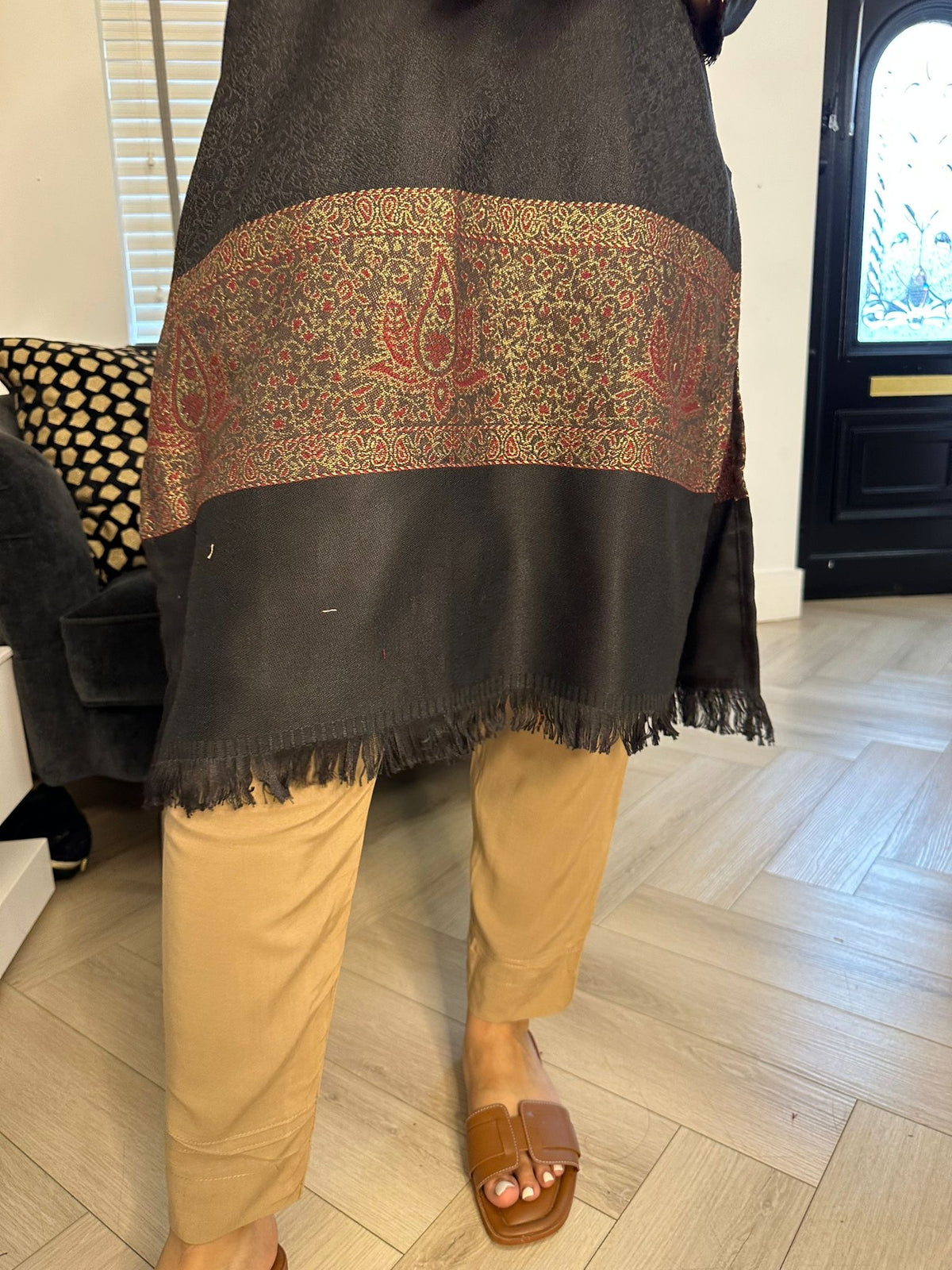 Pashmina Stitched 1pc Kurta