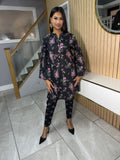 Ego 2pc- Black Floral