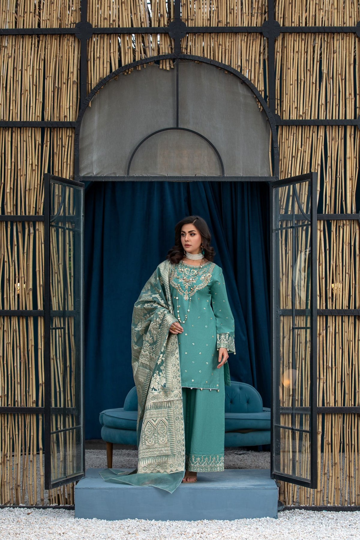 Heera’s Eid 2024 - Sea Green