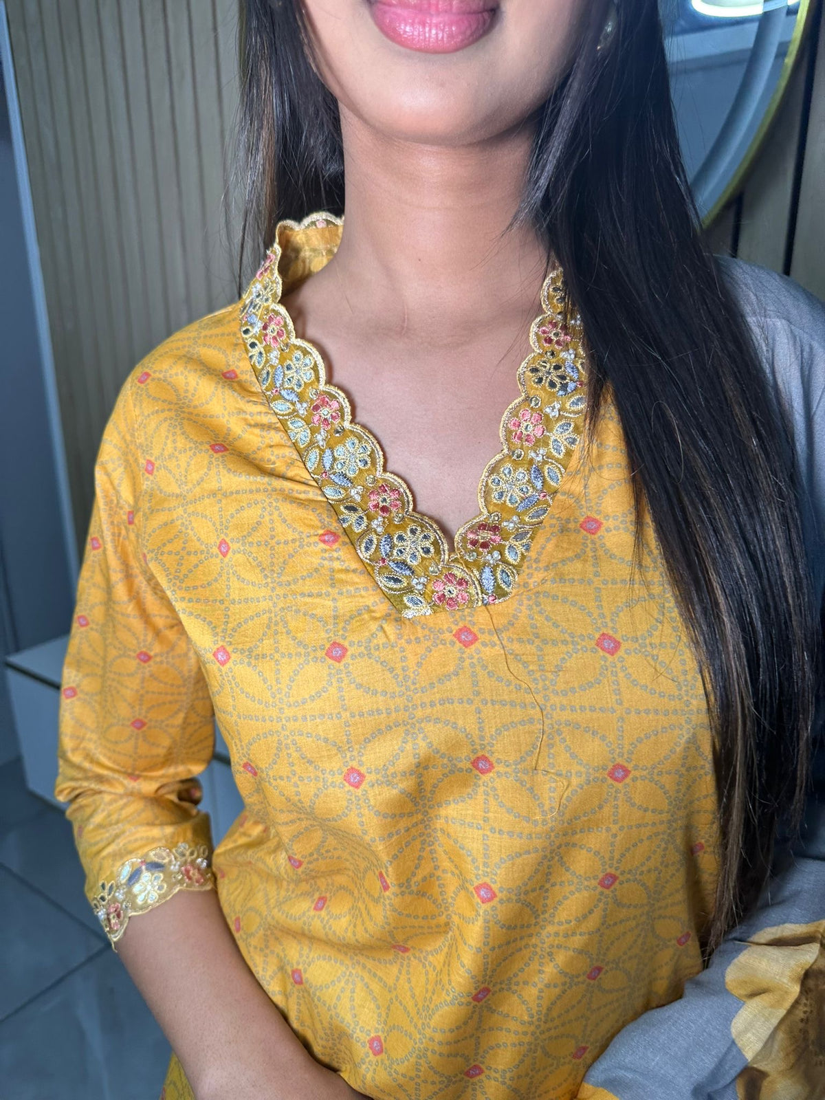 Yana 3pc Indian Cotton Kameez U2-E4/5