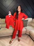 Zeenat M&D Co-ord - Red U1-A3