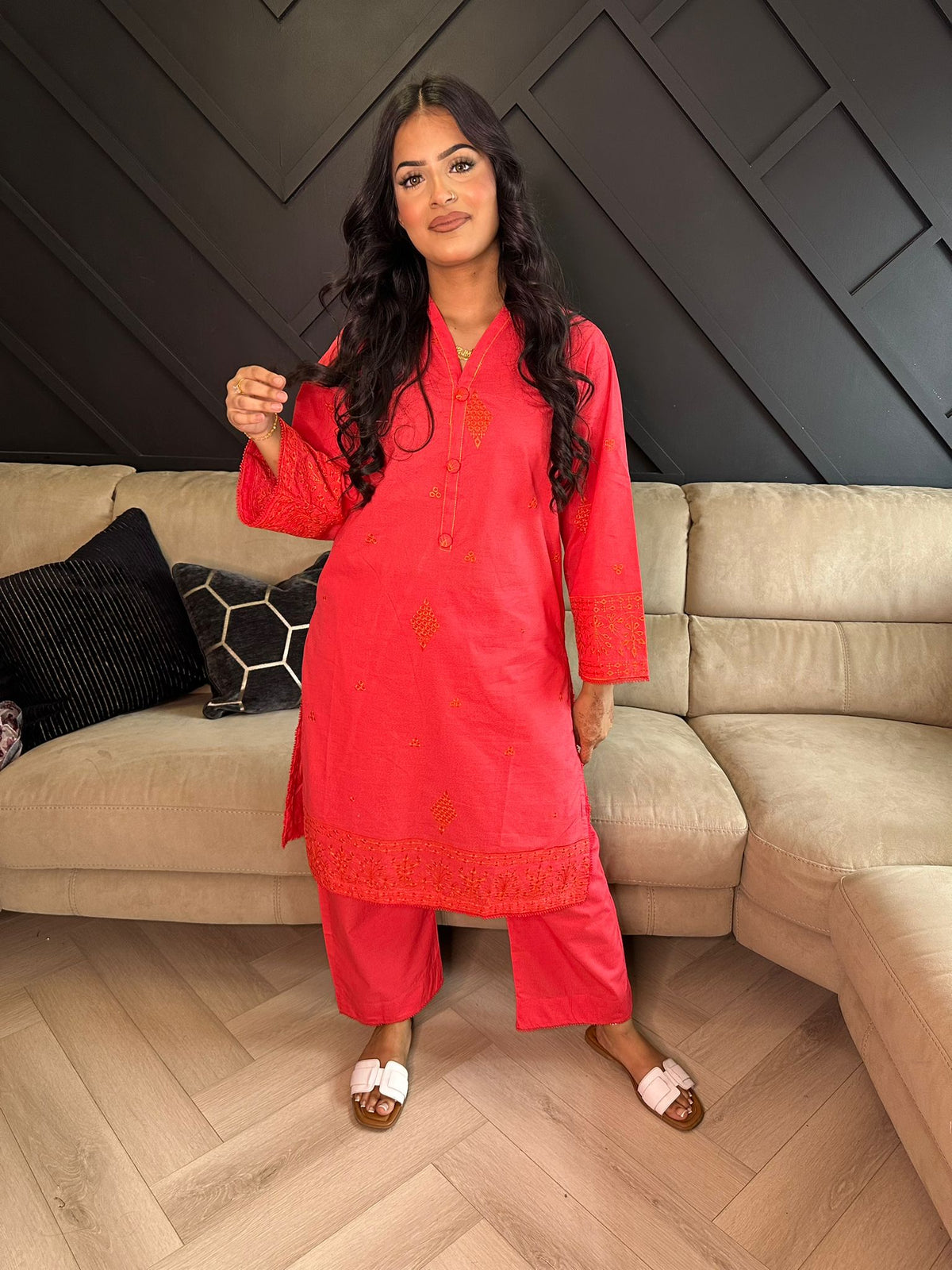 Asim Jofa 2 Piece - Red