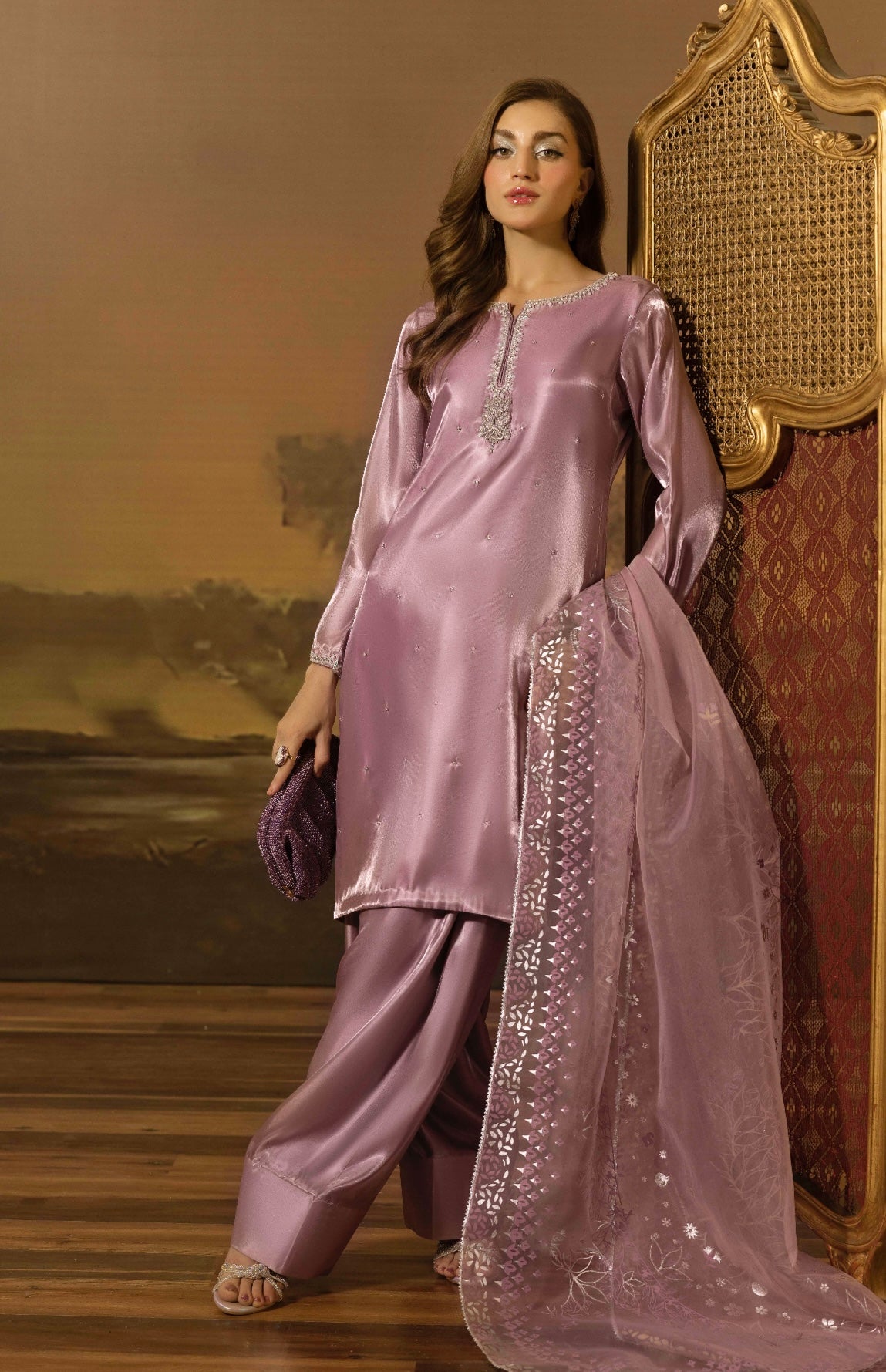 Designer By Ally’s 3pc Luxury Silk U3-E5
