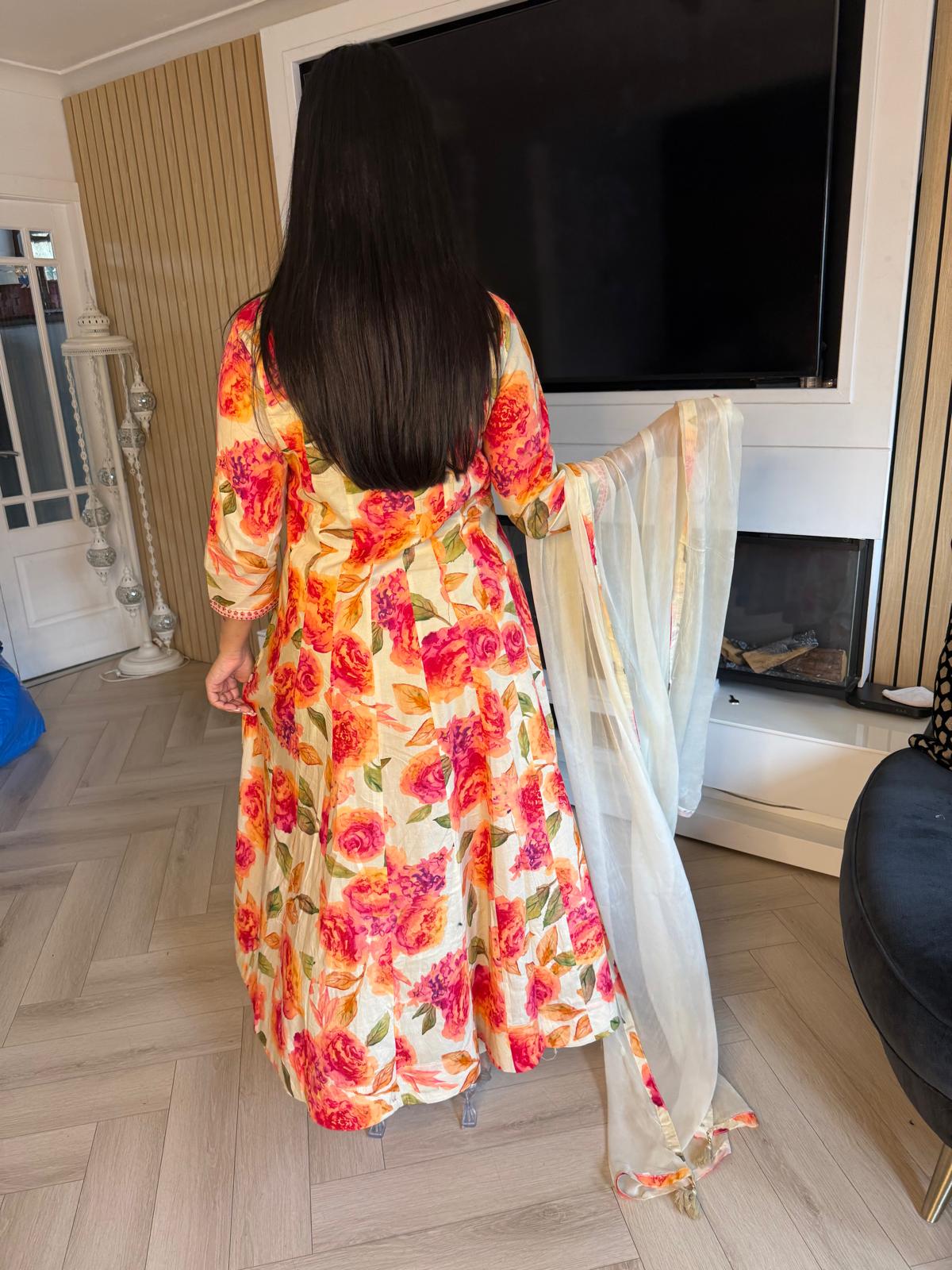 Rana 3pc Indian Cotton Frock
