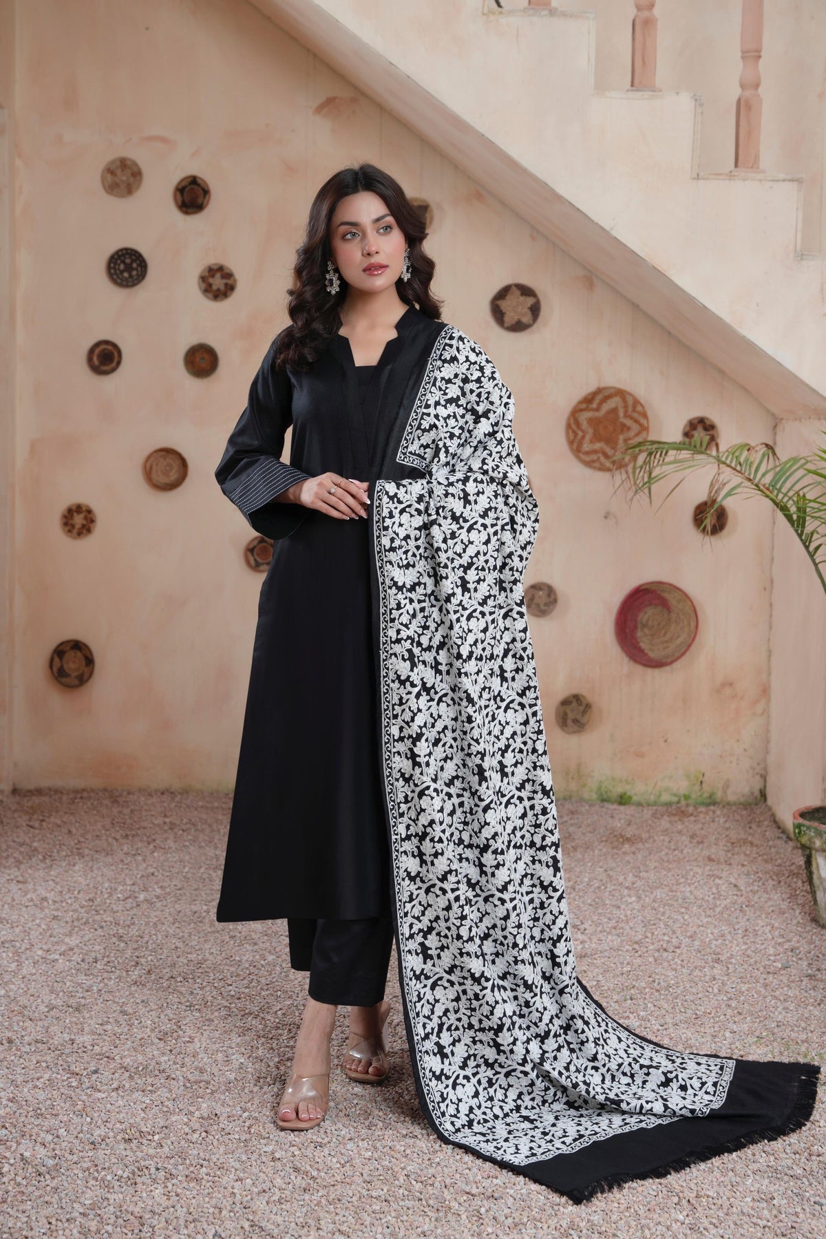 Designer By Raniya Noor Bano 3pc Dhannak Suit