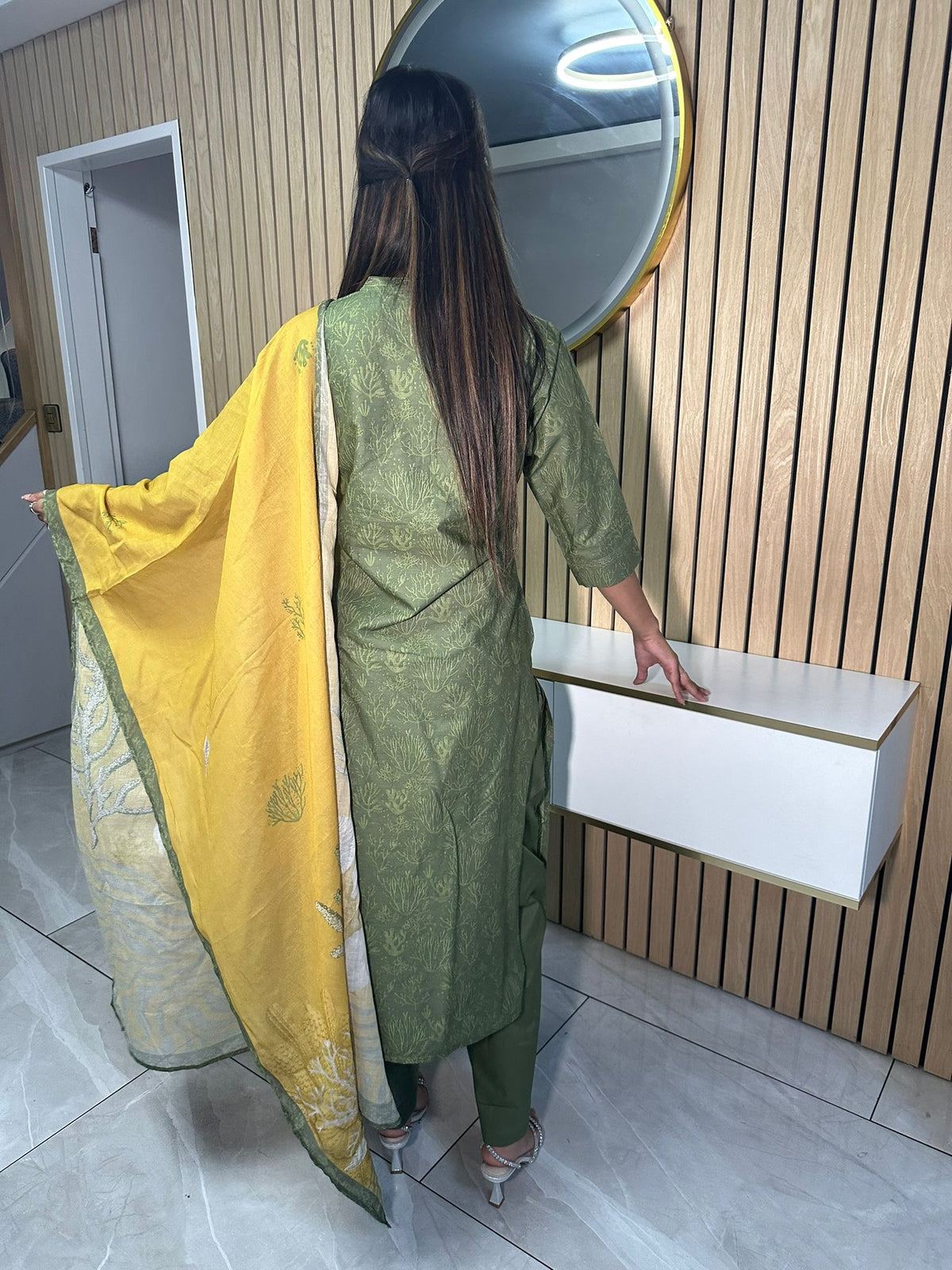 Yana 3pc Indian Cotton Kameez U2-E4/5