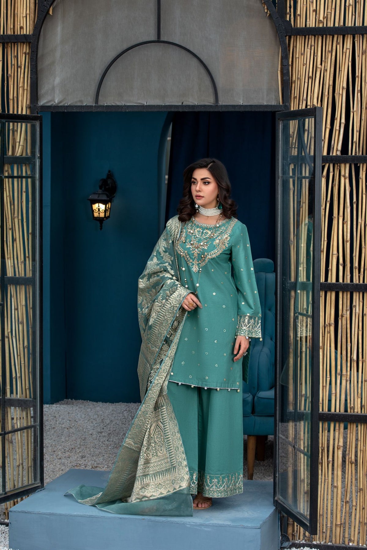 Heera’s Eid 2024 - Sea Green