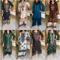 Rangz Linen Printed 2pc Co-Ord With Trouser