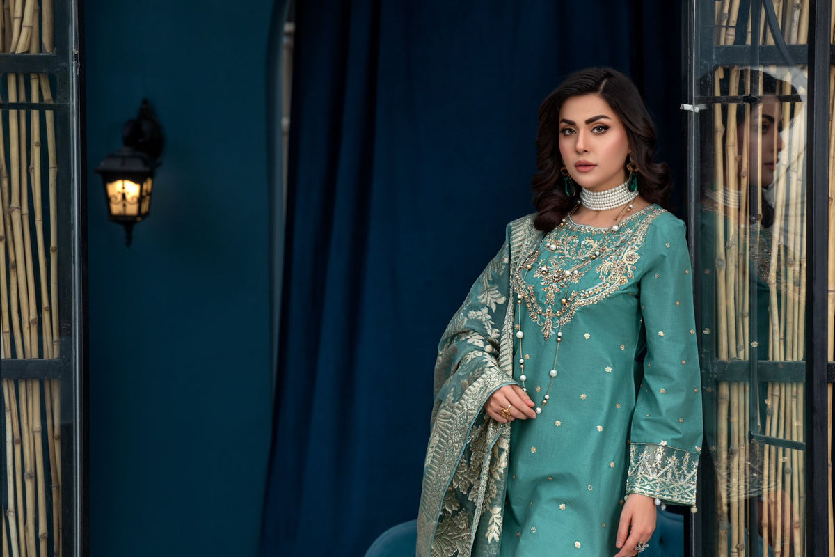 Heera’s Eid 2024 - Sea Green