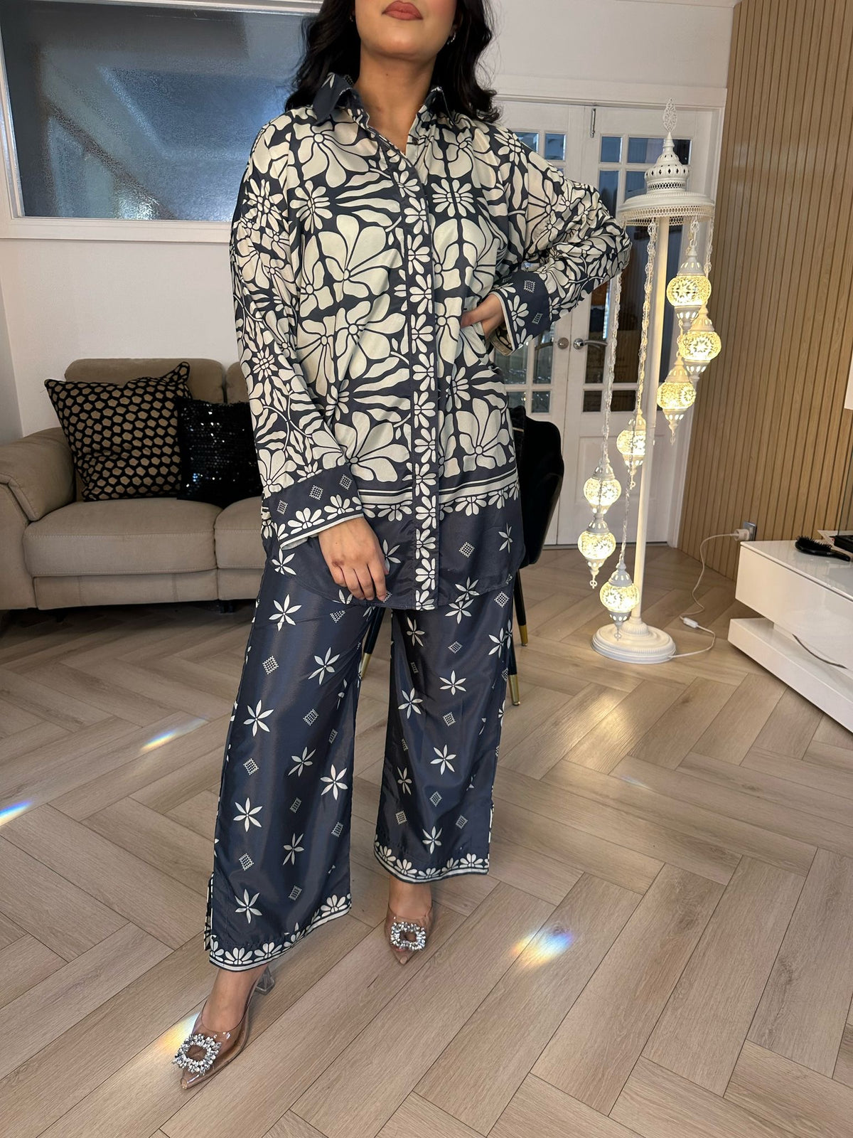 Designer By Ally’s Silk 2pc Co-Ord D1-C