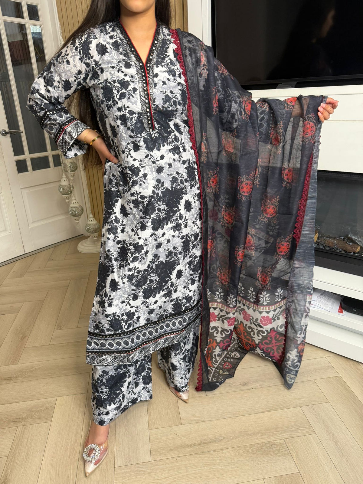 Gulnaar 3pc Summer Suits by Heera