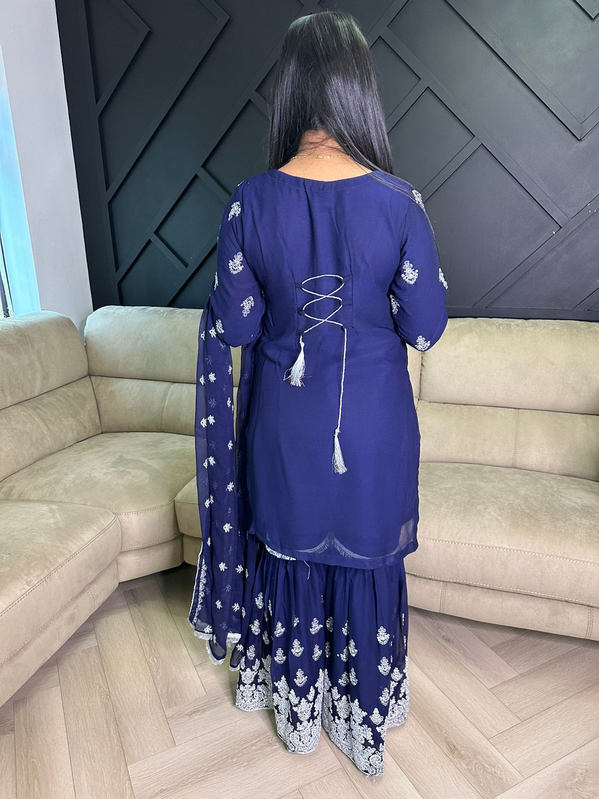 Jasmine Gharara - Navy