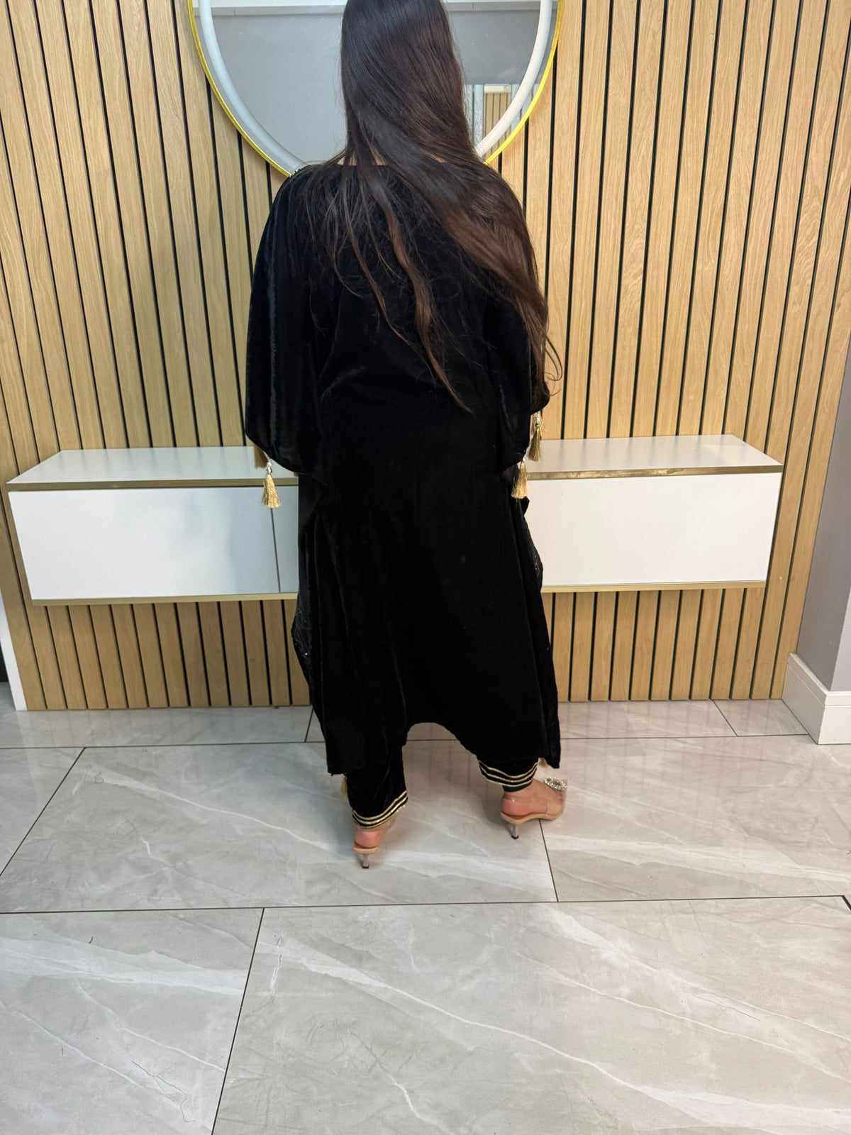 Gotta Velvet 2pc Kaftaan with Matching Trouser