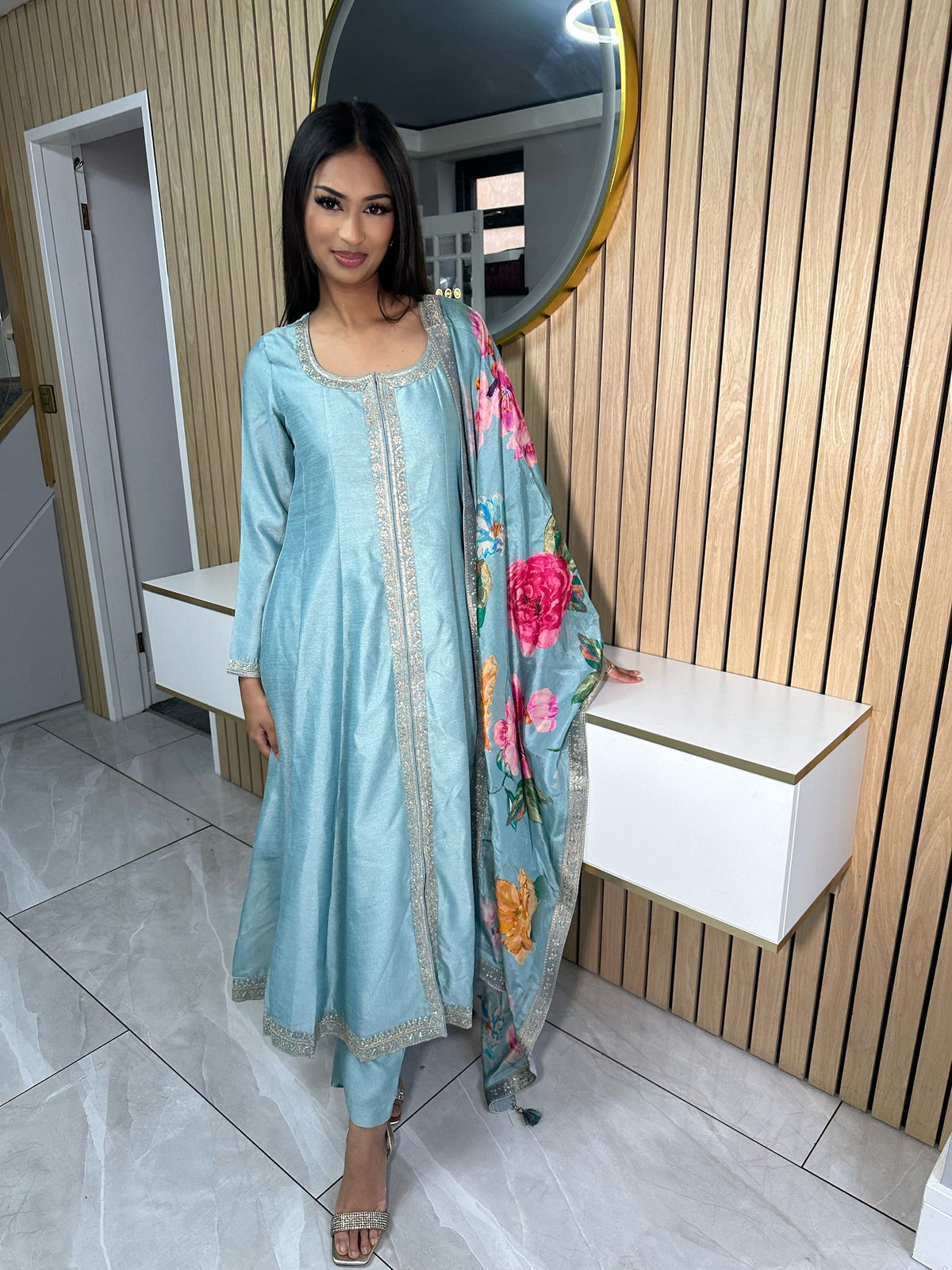 Jasmine 3pc Indian Silk Dress