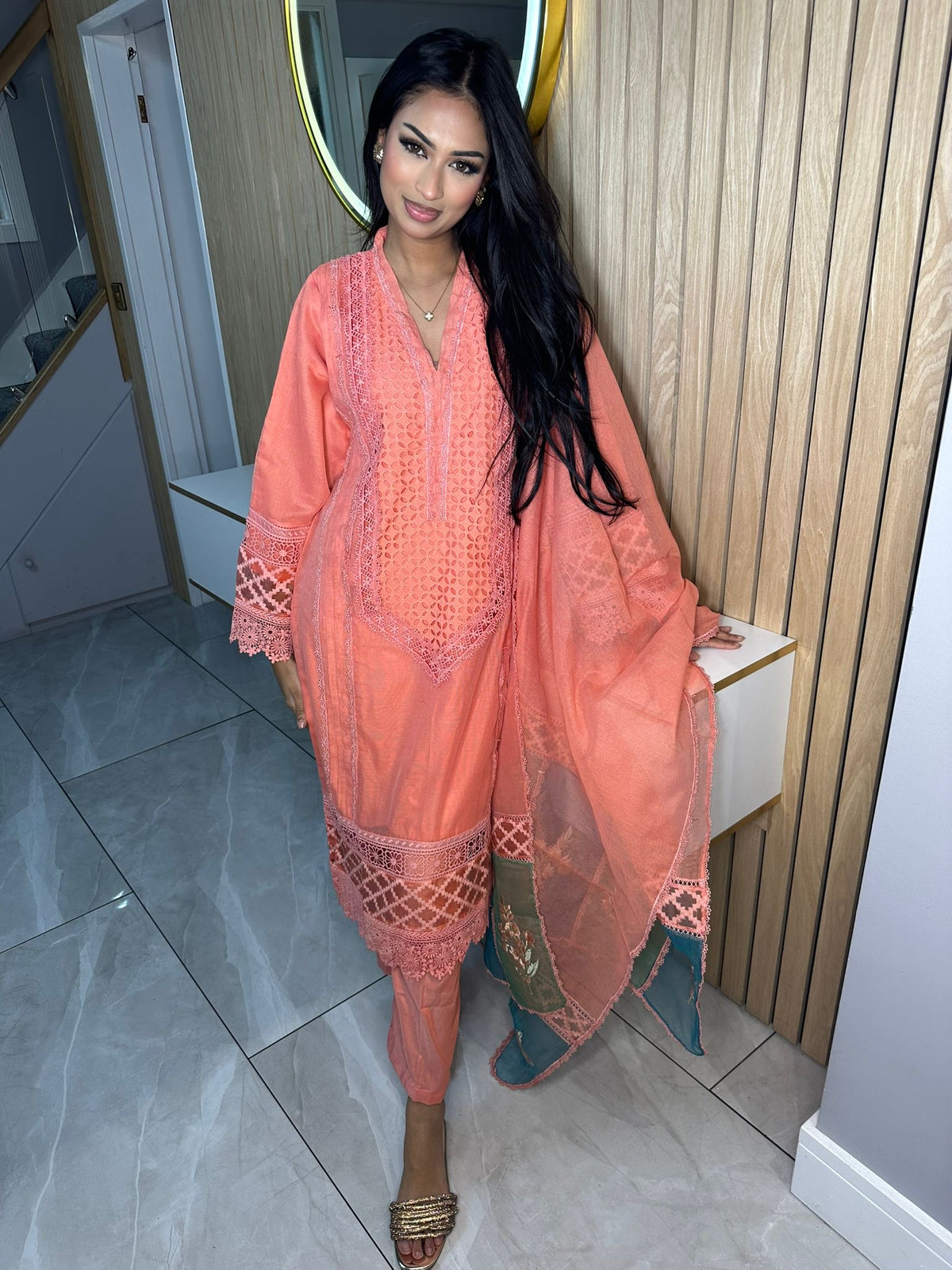 Sakeena 3pc Chikankari Suit U3-C1