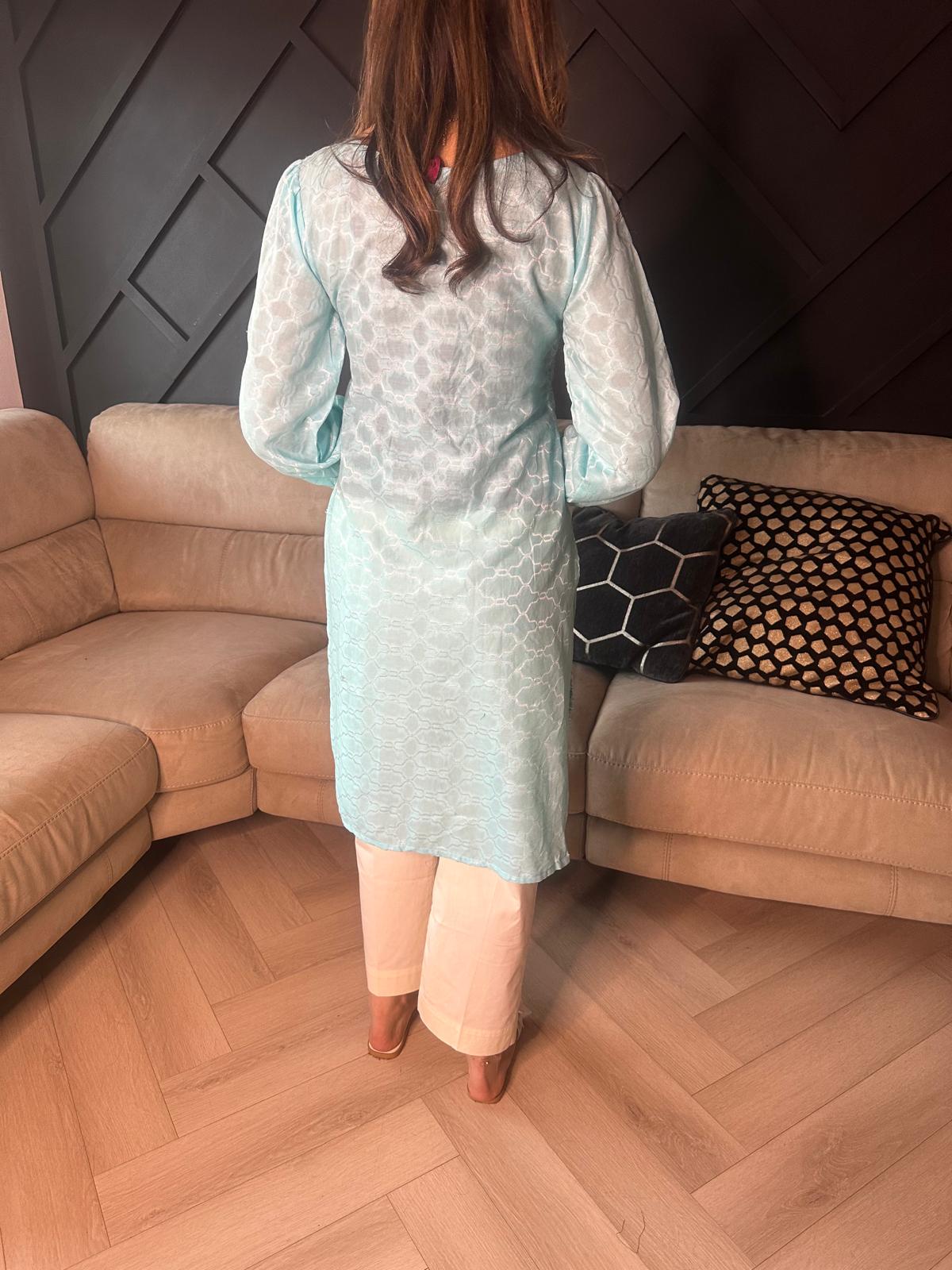 Sale Kurta - Sky Blue