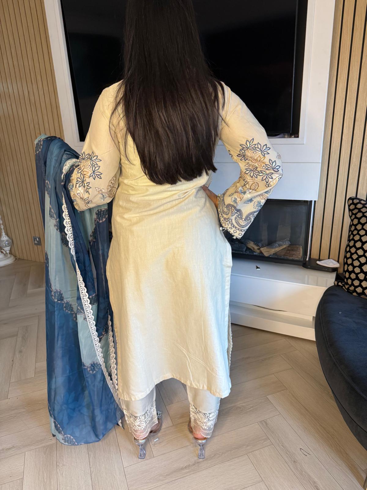 Gulnaar 3pc Summer Suits by Heera