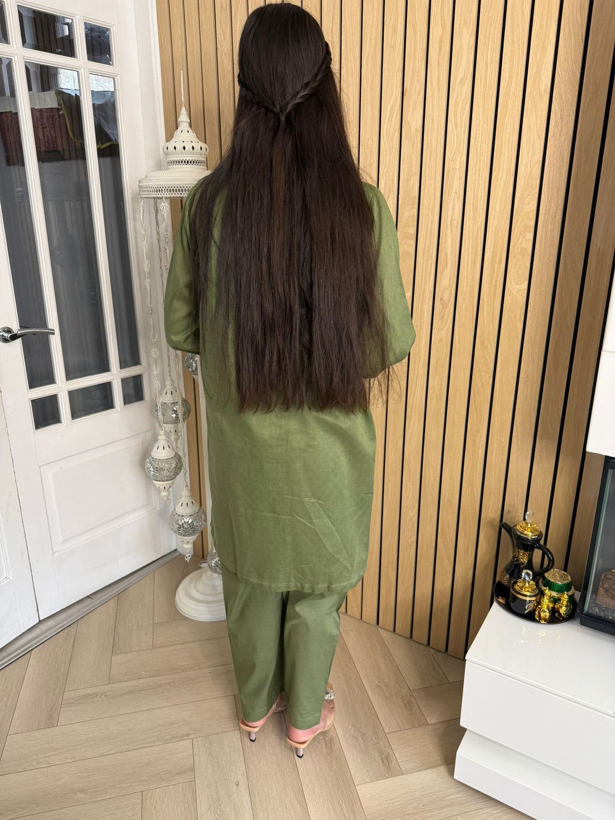 Nazma 2pc Plain Lawn Suit U3-B4