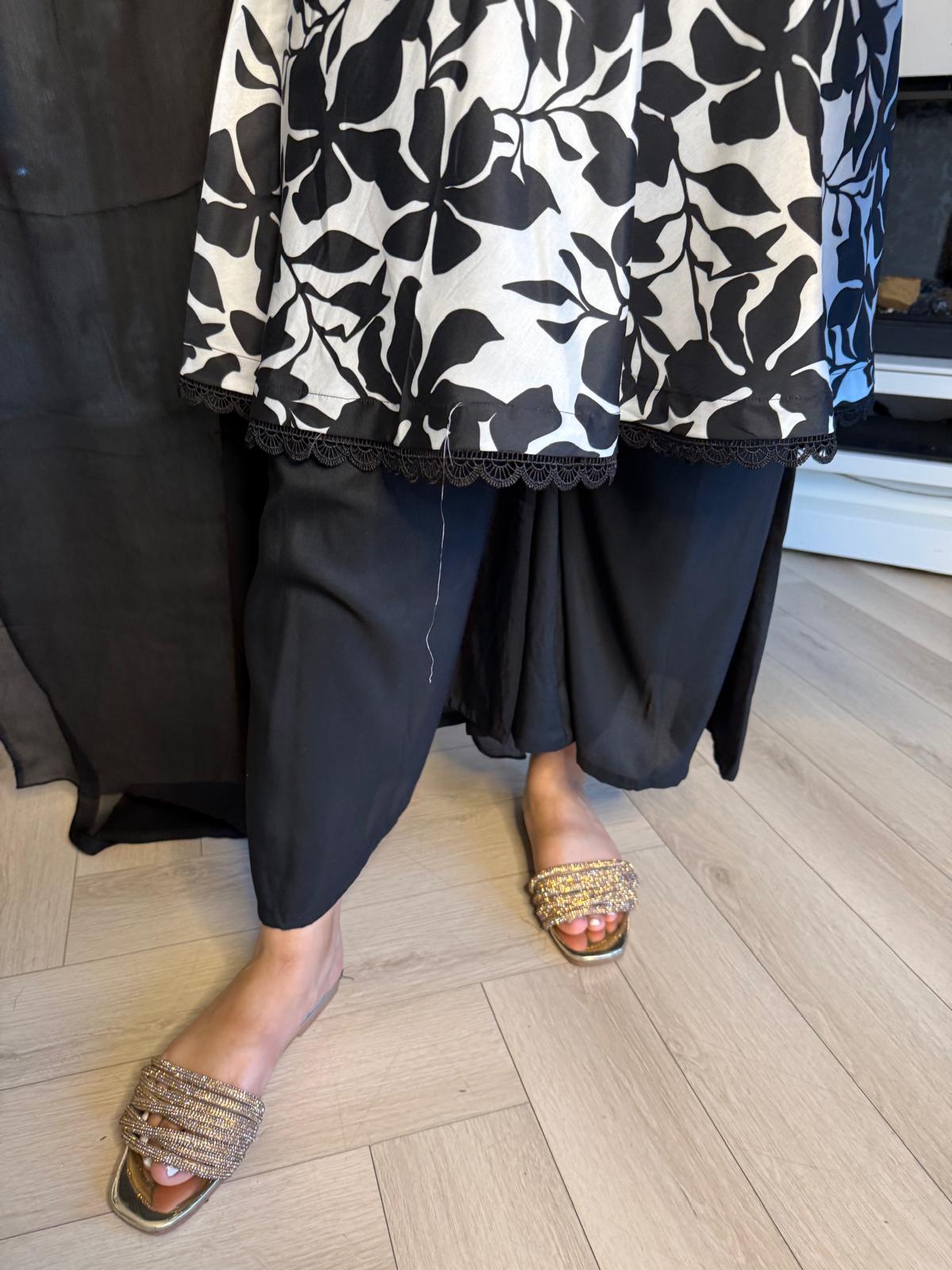 Hinan 2pc Mother & Daughter Umbrella Frock