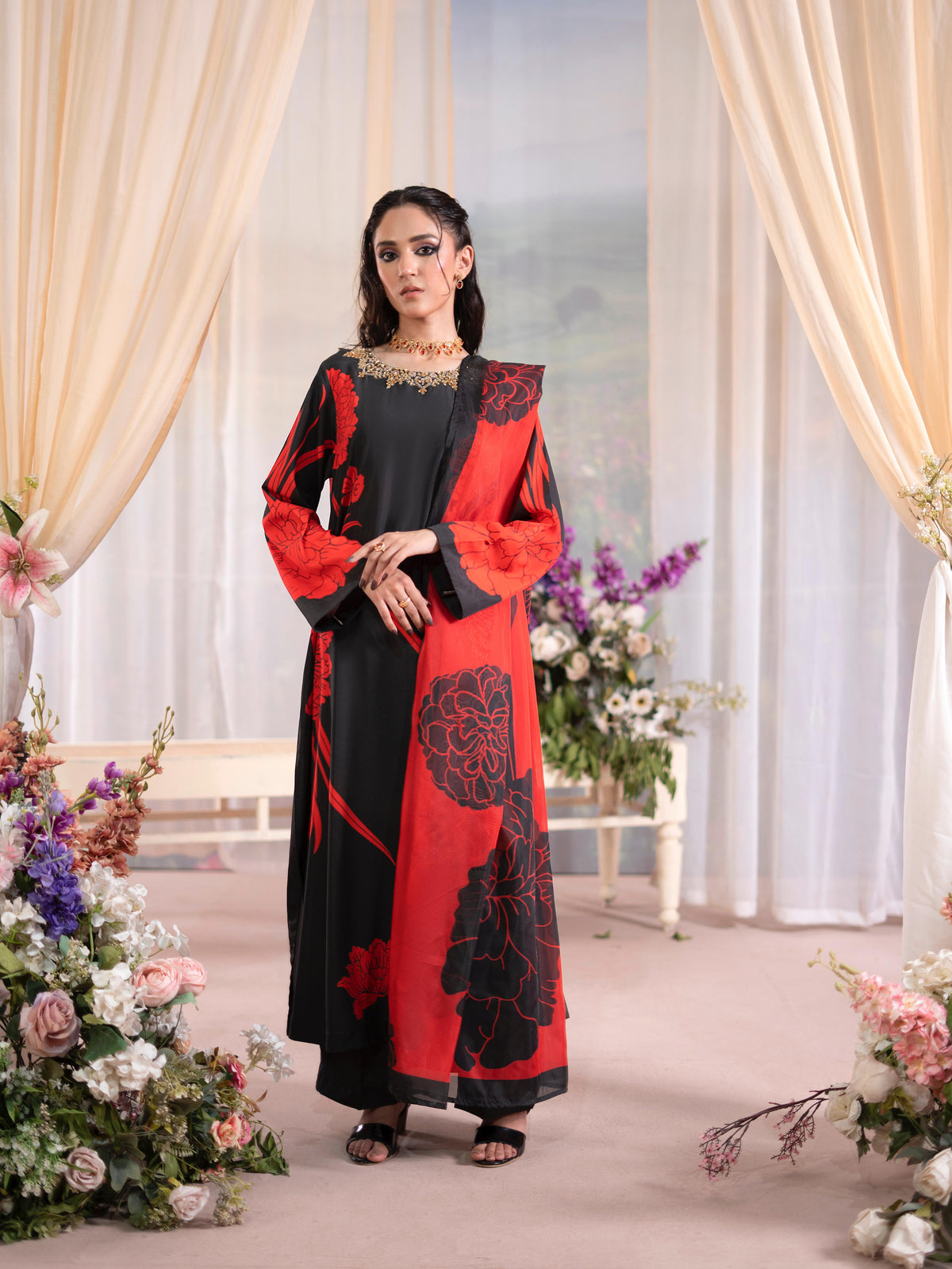 Neha 3pc Grip Silk Suits  By Raniya