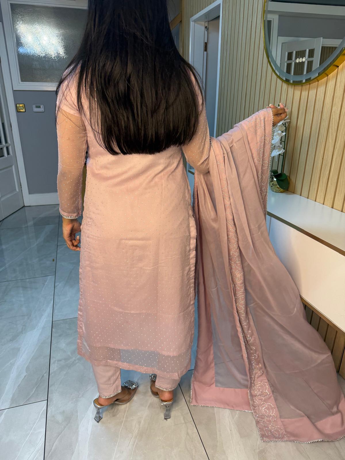 Leema 3pc Gem Embelished Suit