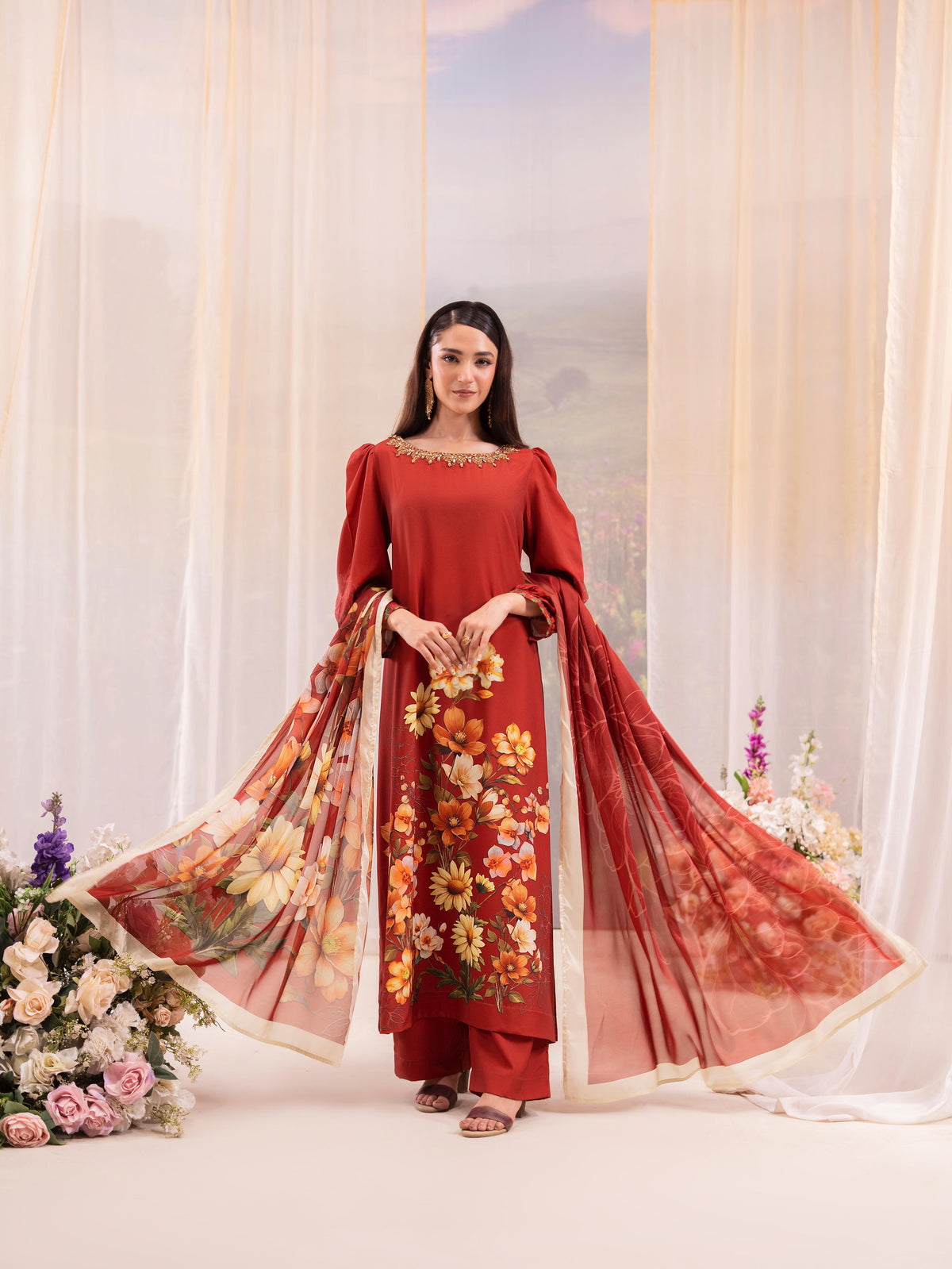 Neha 3pc Grip Silk Suits  By Raniya