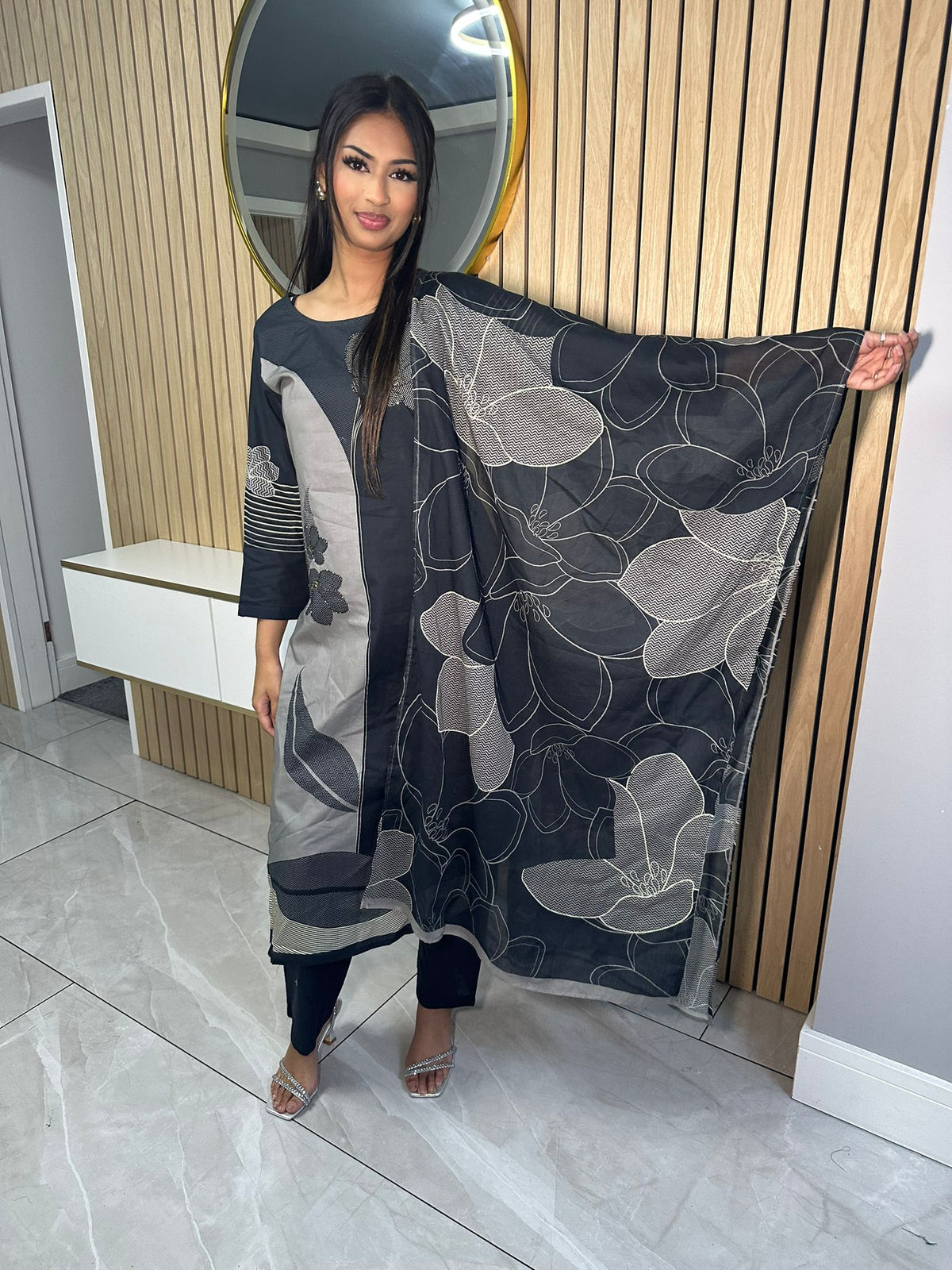Yana 3pc Indian Cotton Kameez U2-E4/5