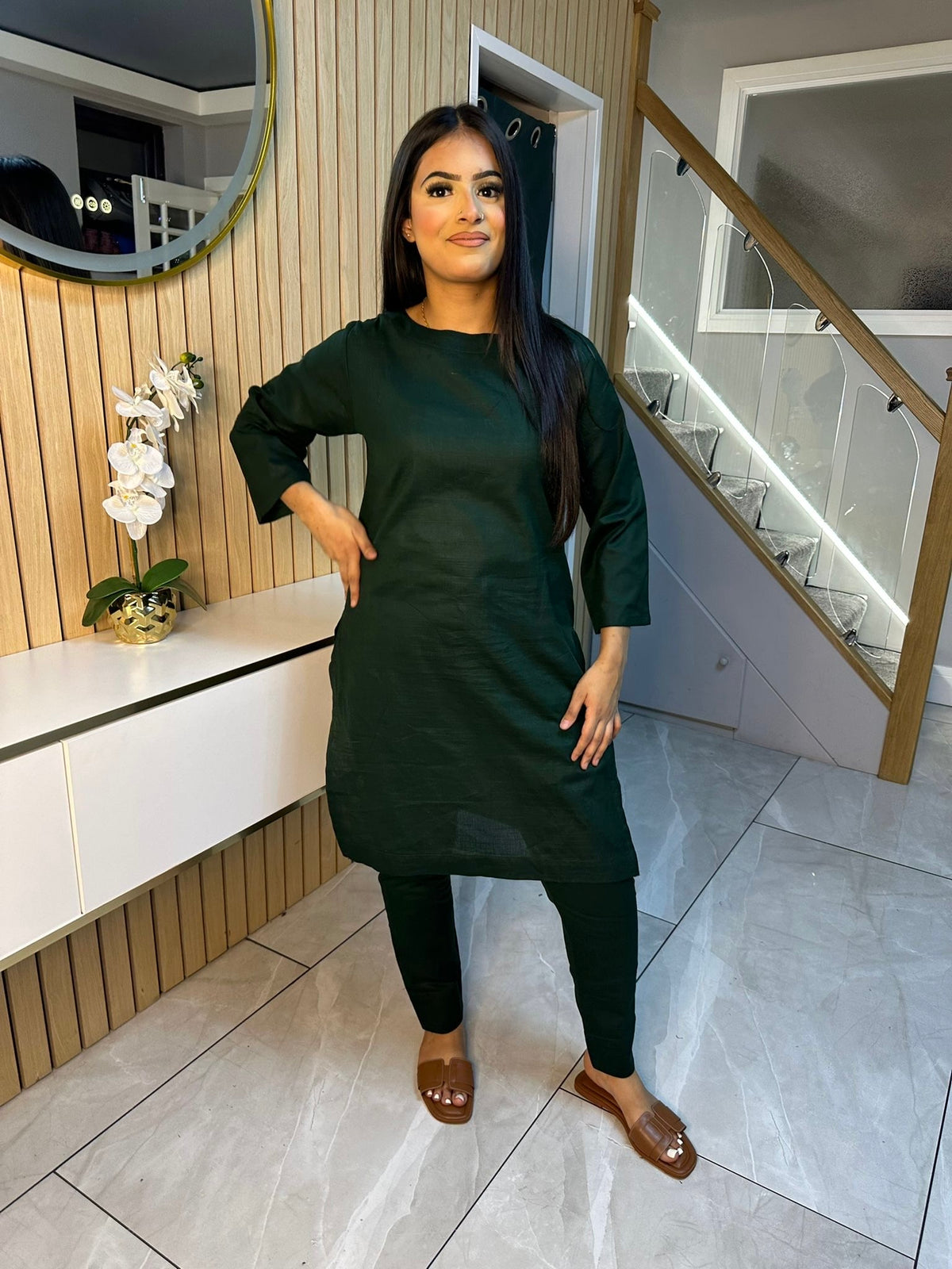 Zee Khaddar Co-ord - Emerald