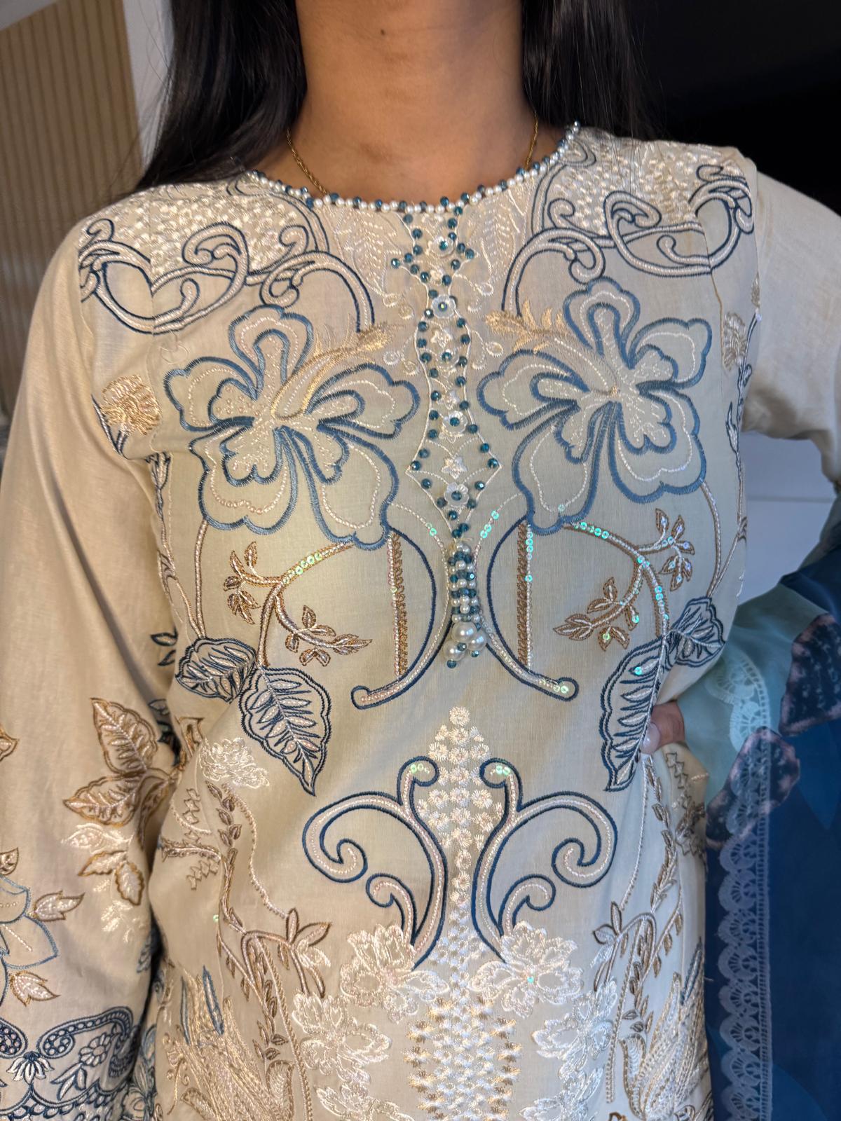 Gulnaar 3pc Summer Suits by Heera