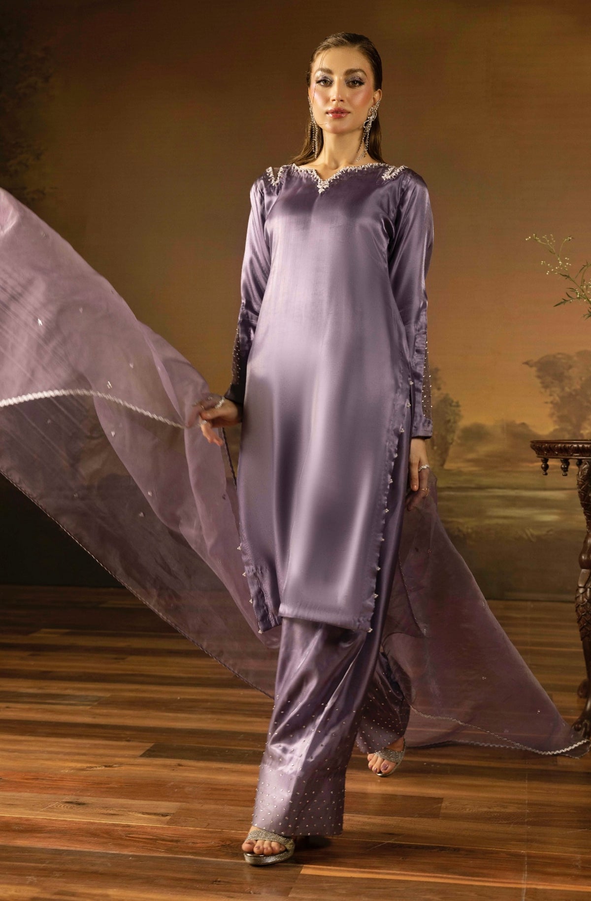 Designer By Ally’s 3pc Luxury Silk U3-E5