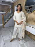 Yumna 3pc Indian Cotton With Printed Dupatta