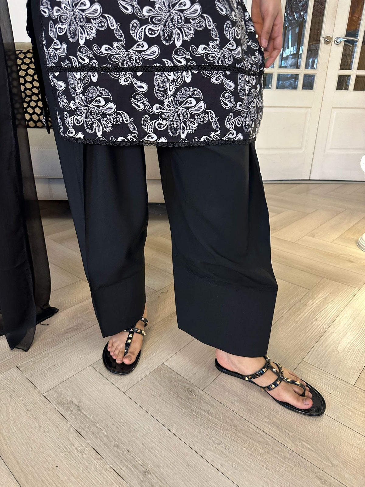 Maryam 3pc Mother & Daughter Farshi Shalwar
