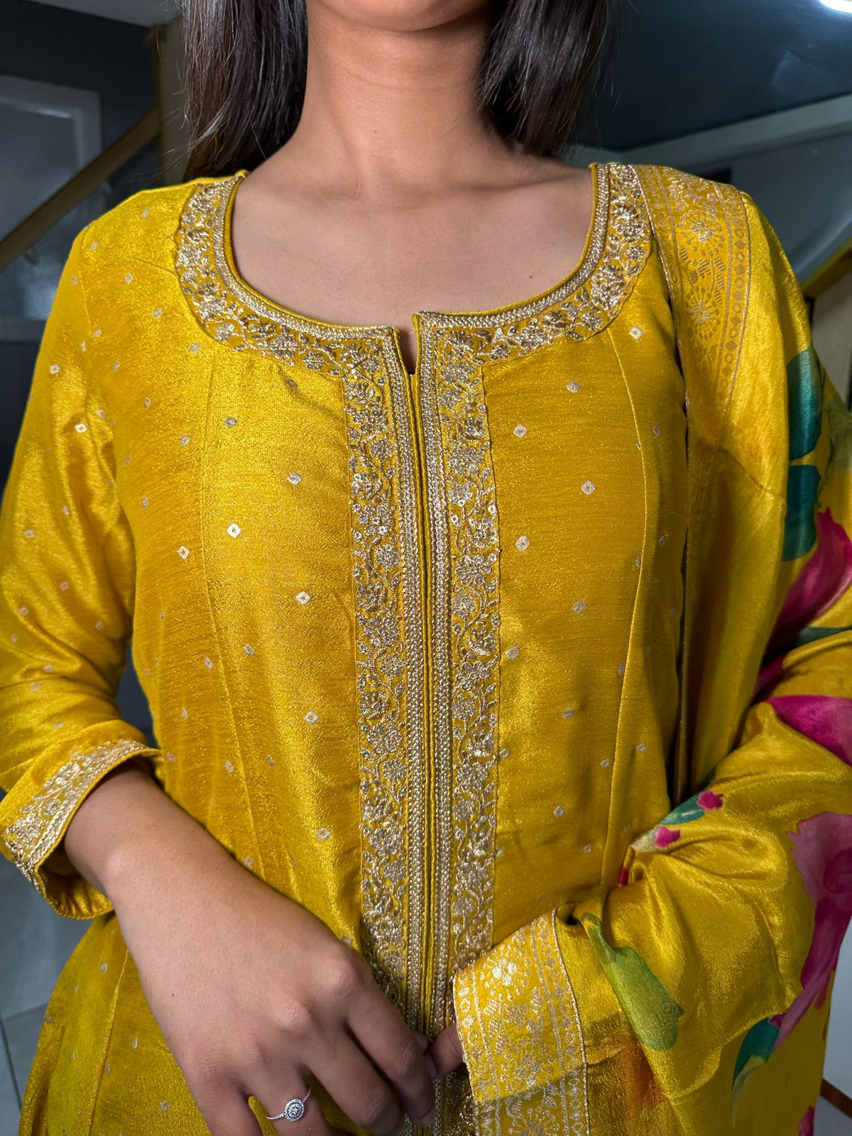 Jasmine 3pc Indian Silk Dress