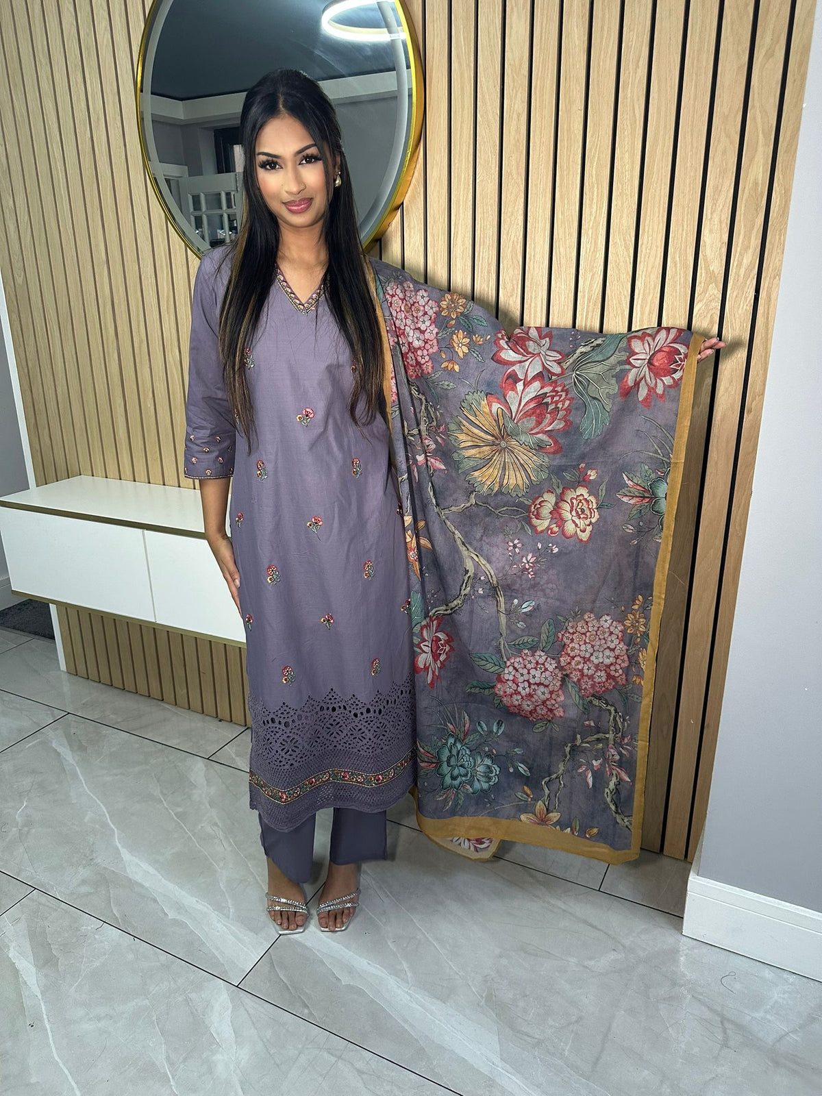 Yana 3pc Indian Cotton Kameez U2-E4/5