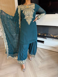 Mahima 3pc Chiffon Suit With Sequin Work D3-D2