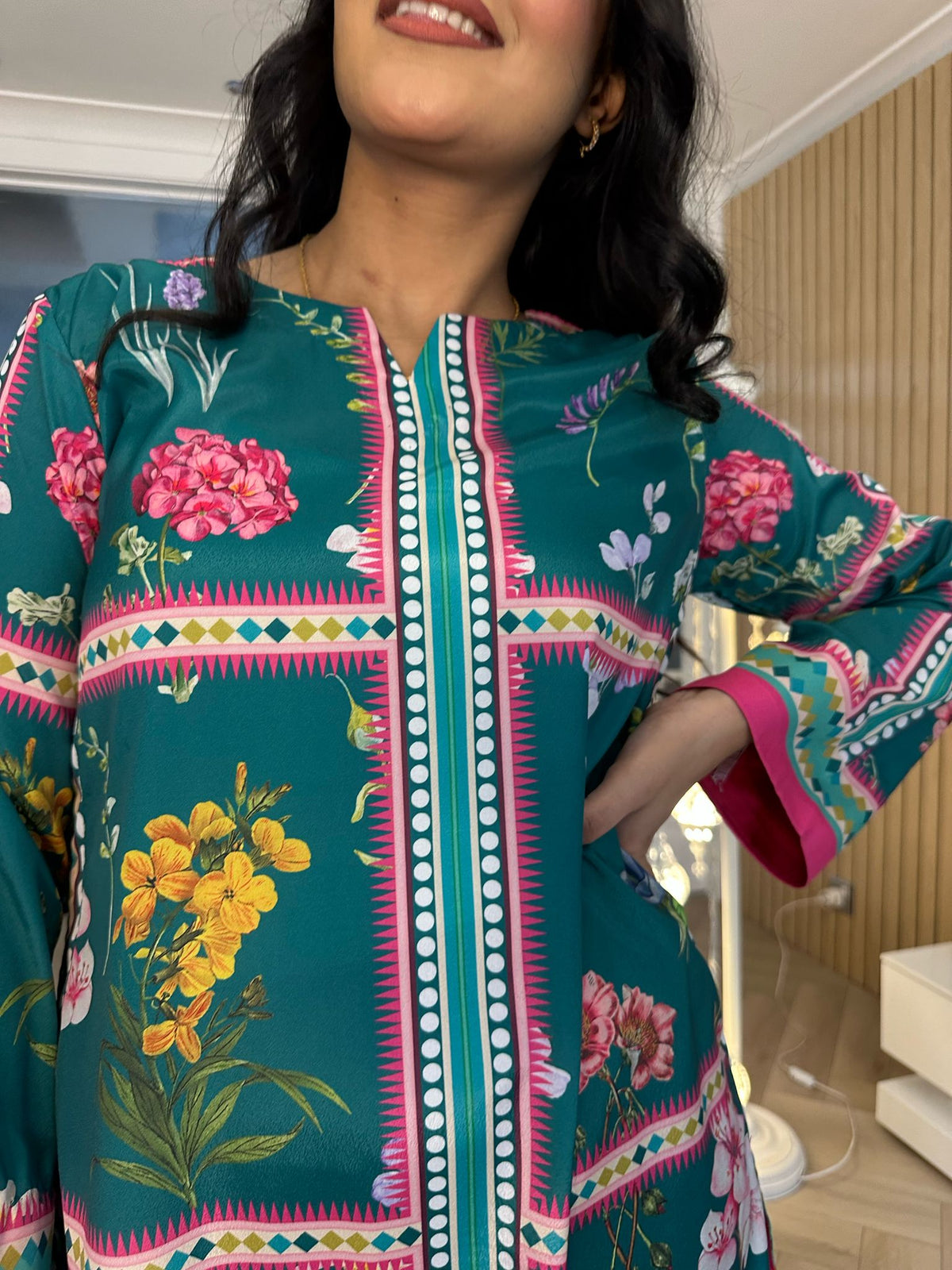 Designer By Ally’s Silk 2pc Co-Ord D1-C