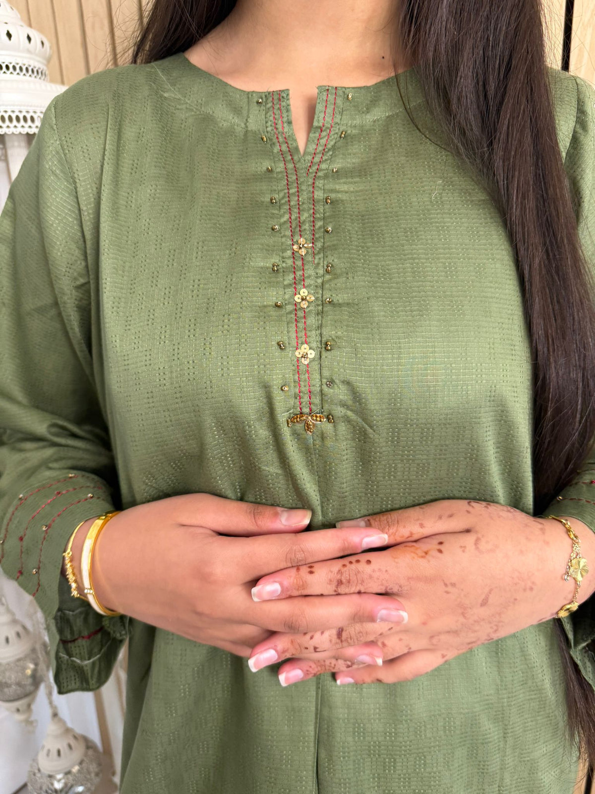 Nazma 2pc Plain Lawn Suit U3-B4