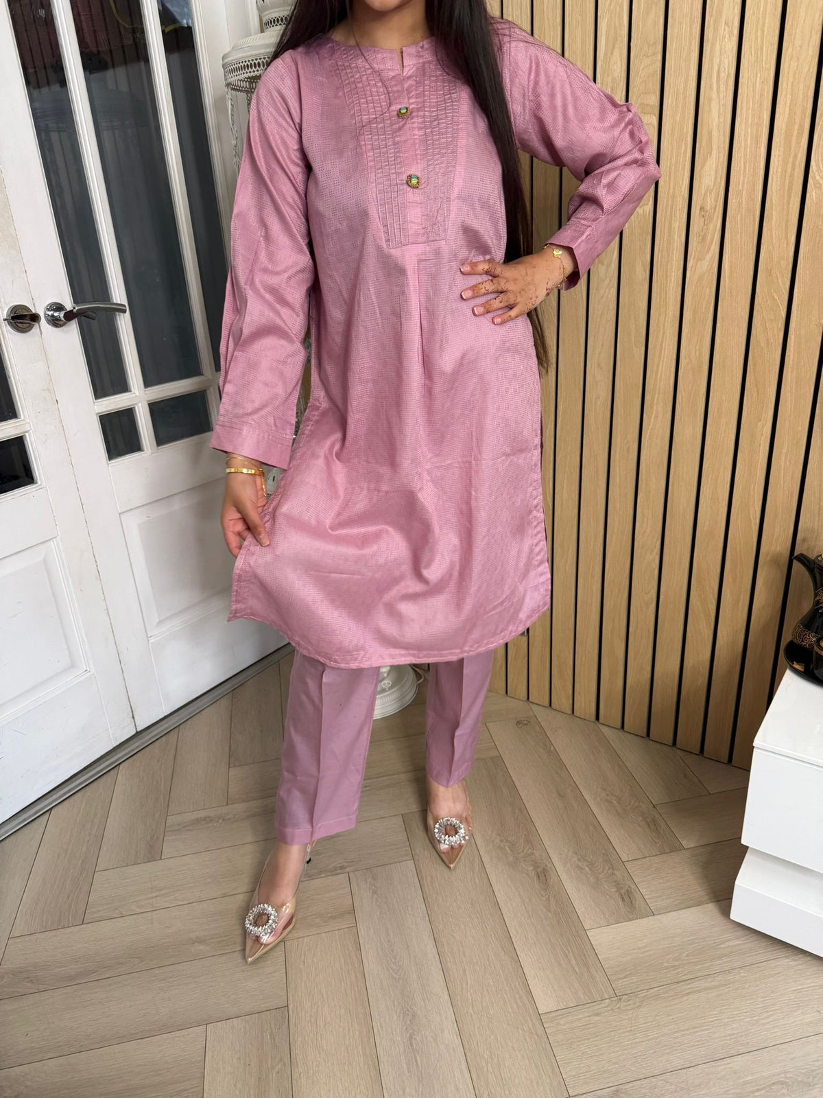 Nazma 2pc Plain Lawn Suit U3-B4