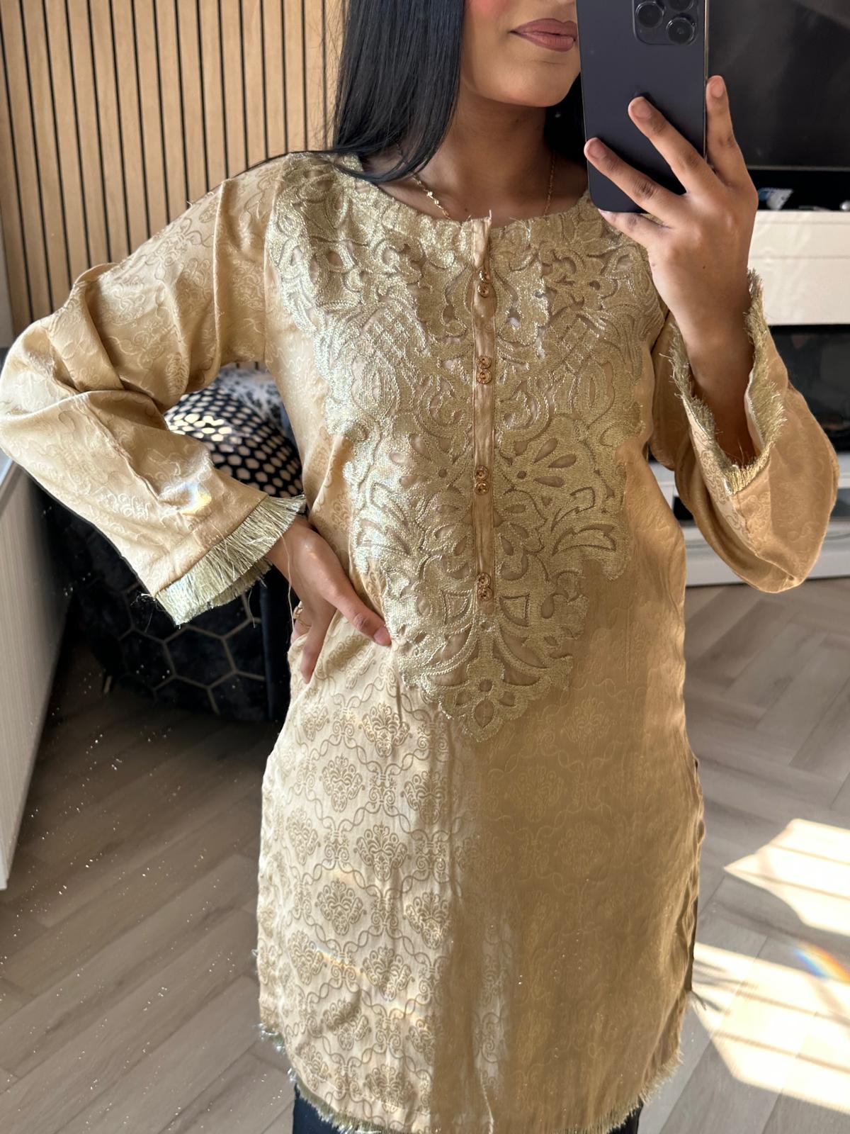 Sale Kurta - Gold