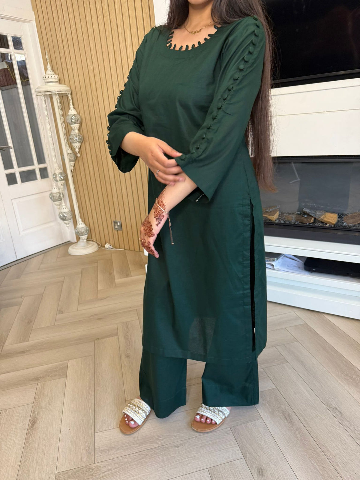 Bella Cotton Loop Neck 2pc Co-ord