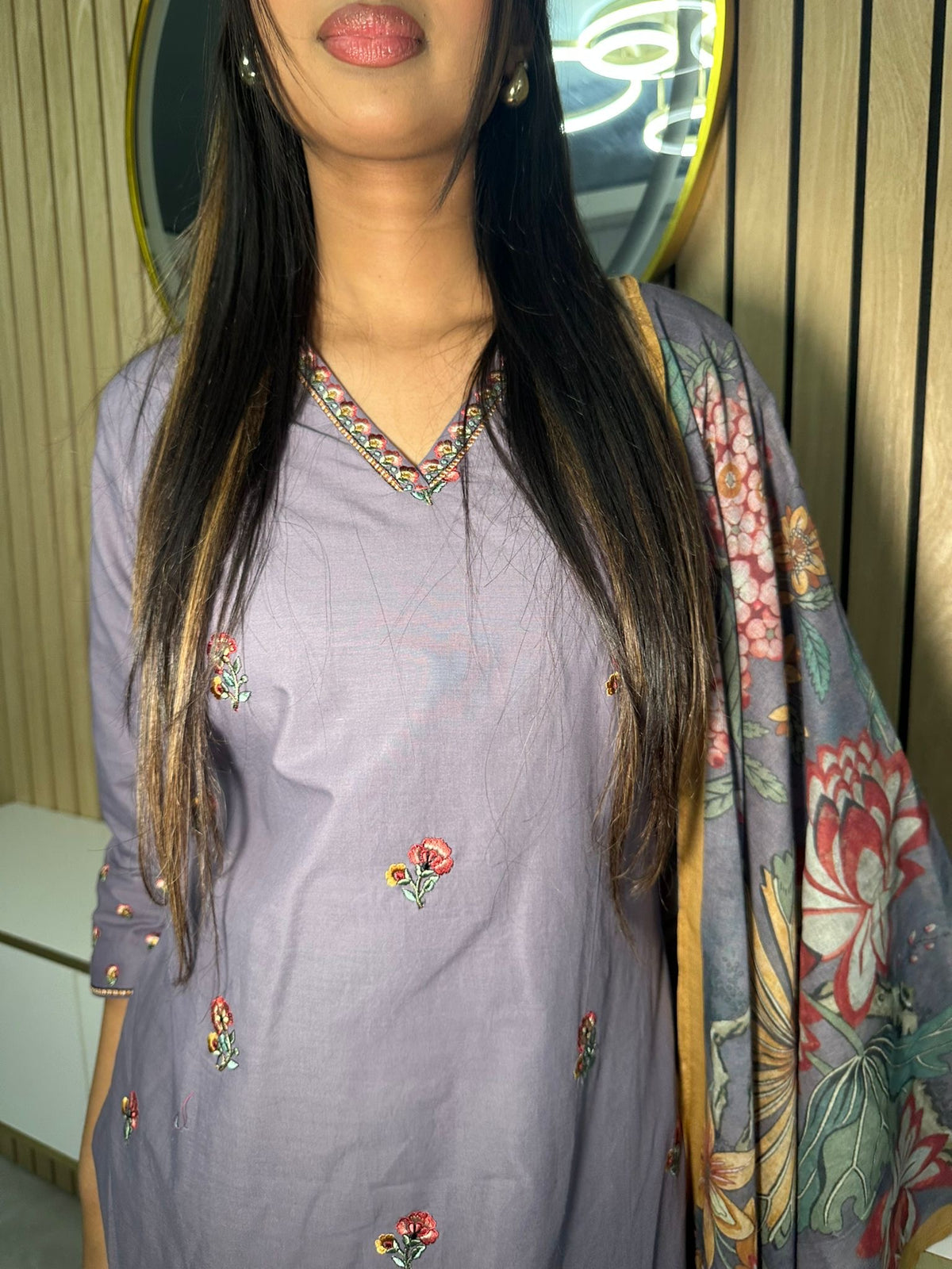Yana 3pc Indian Cotton Kameez U2-E4/5